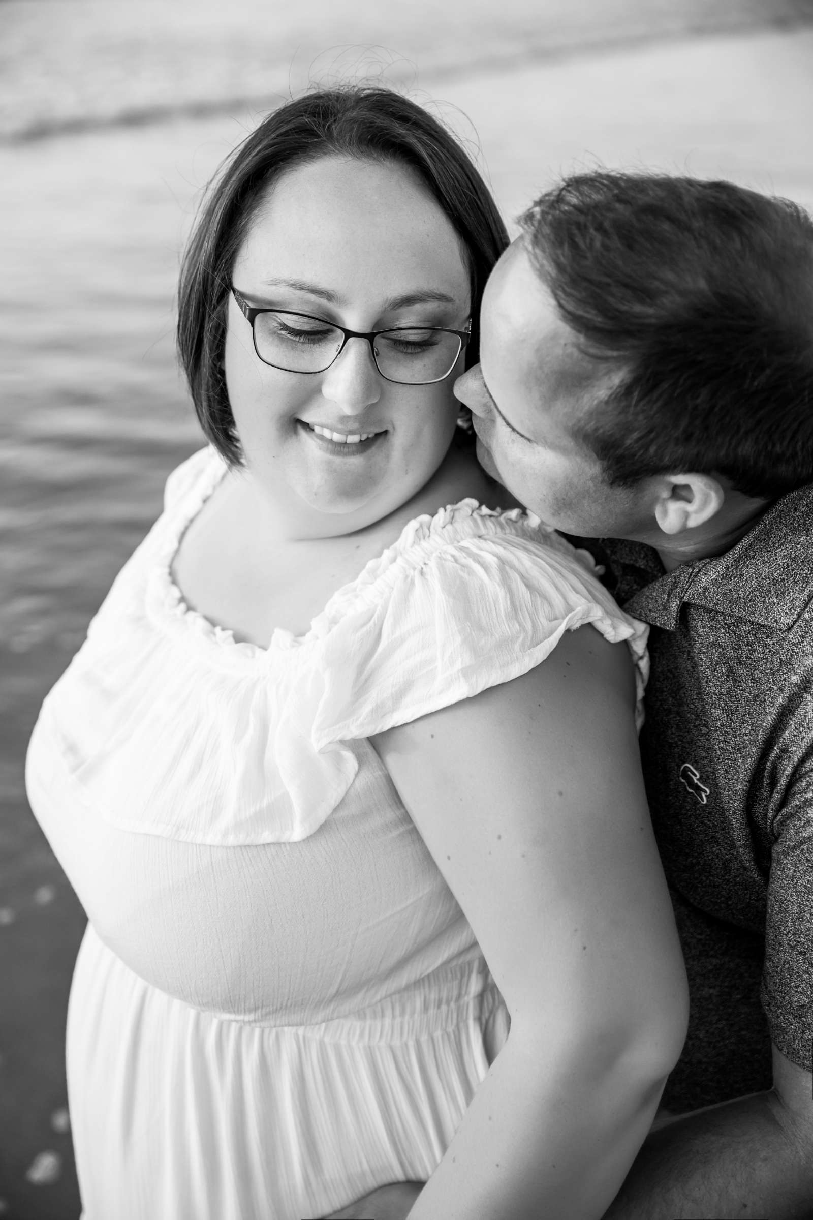 Scripps Seaside Forum Engagement, Candice and Jason Engagement Photo #14 by True Photography