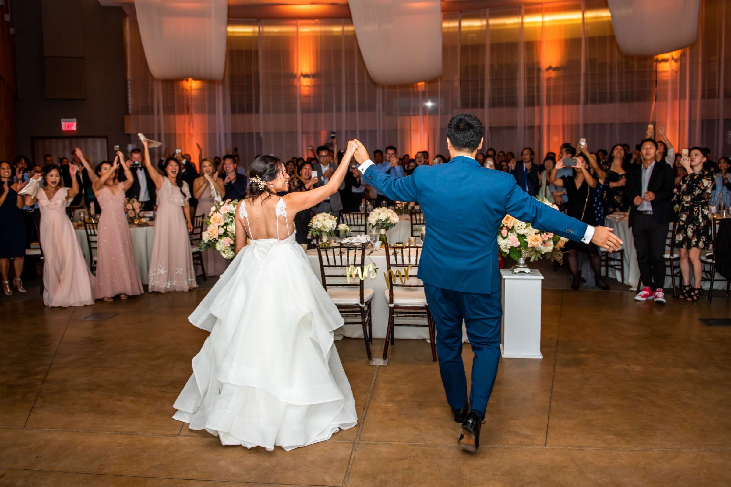 Scripps Seaside Forum Wedding coordinated by Willmus Weddings, Quynh and Tyler Wedding Photo #133 by True Photography