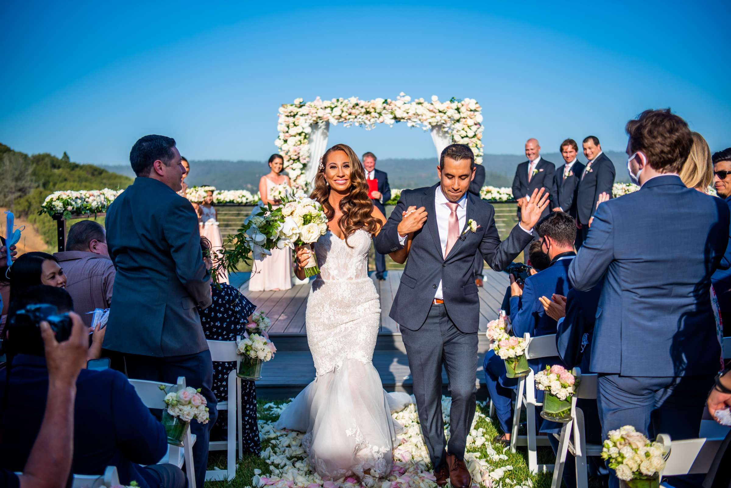 Black Oak Mountain Vineyards Wedding coordinated by Kendall Melissa Events, Liz and Paul Wedding Photo #61 by True Photography