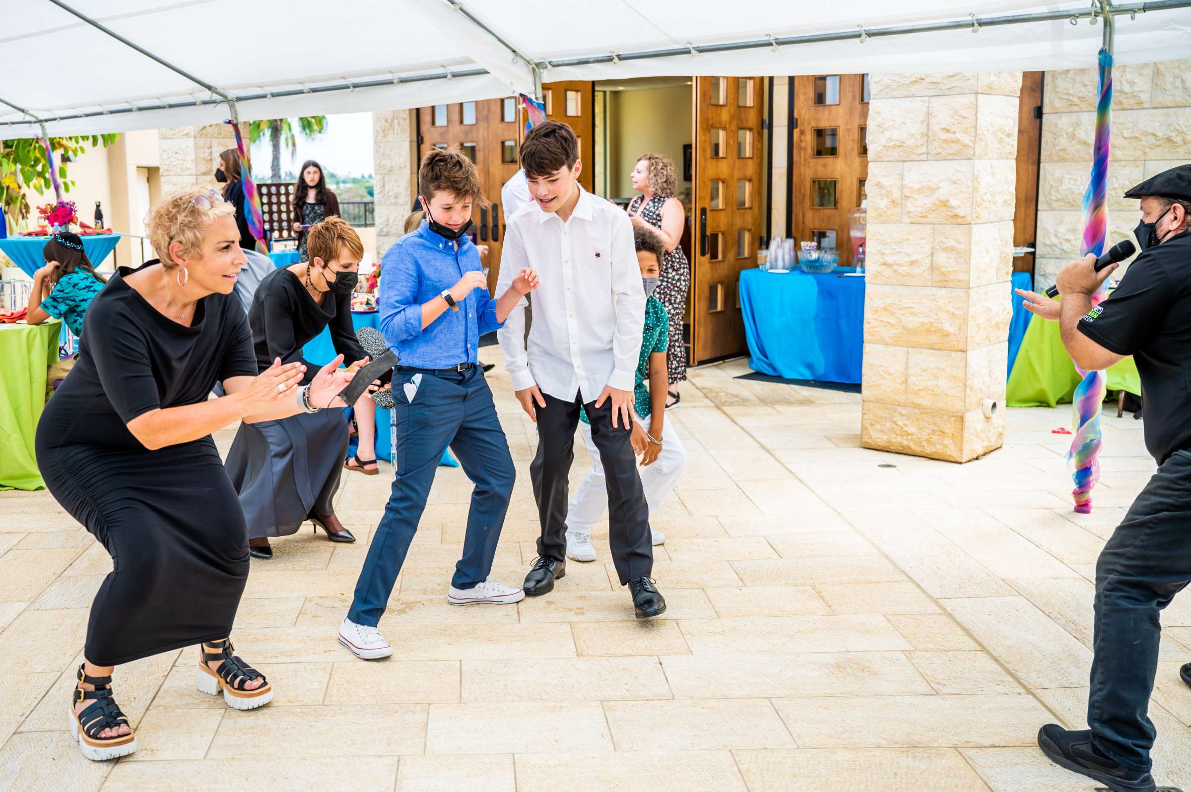 Temple Emanu-El Mitzvah coordinated by Mitzvah Event Productions, Shaia Bar Mitzvah Photo #16 by True Photography