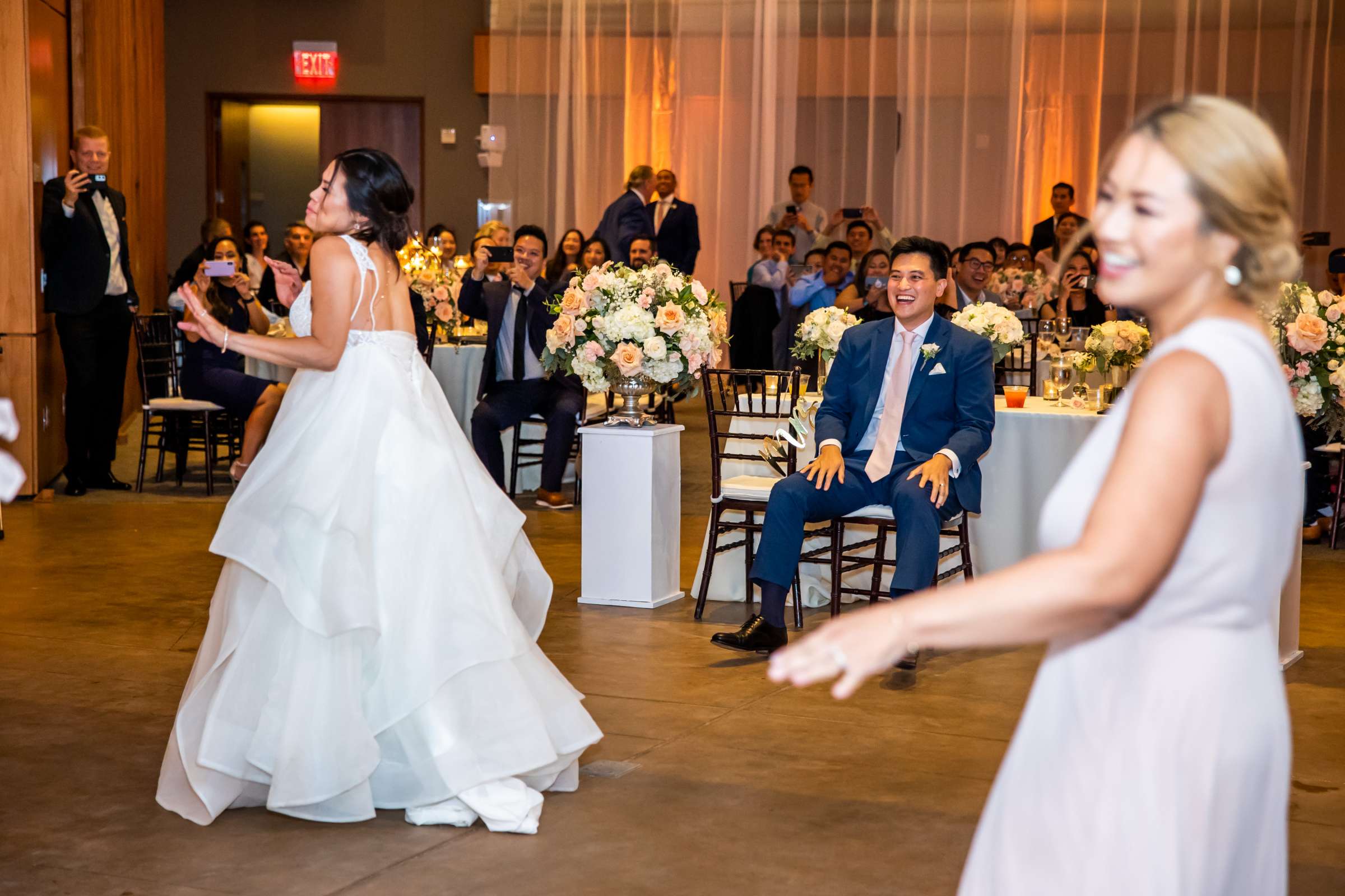 Scripps Seaside Forum Wedding coordinated by Willmus Weddings, Quynh and Tyler Wedding Photo #163 by True Photography