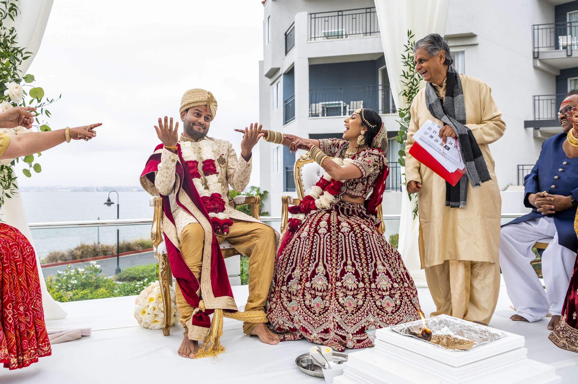 Loews Coronado Bay Resort Wedding coordinated by SD Weddings by Gina, Jenny and Anish Wedding Photo #31 by True Photography