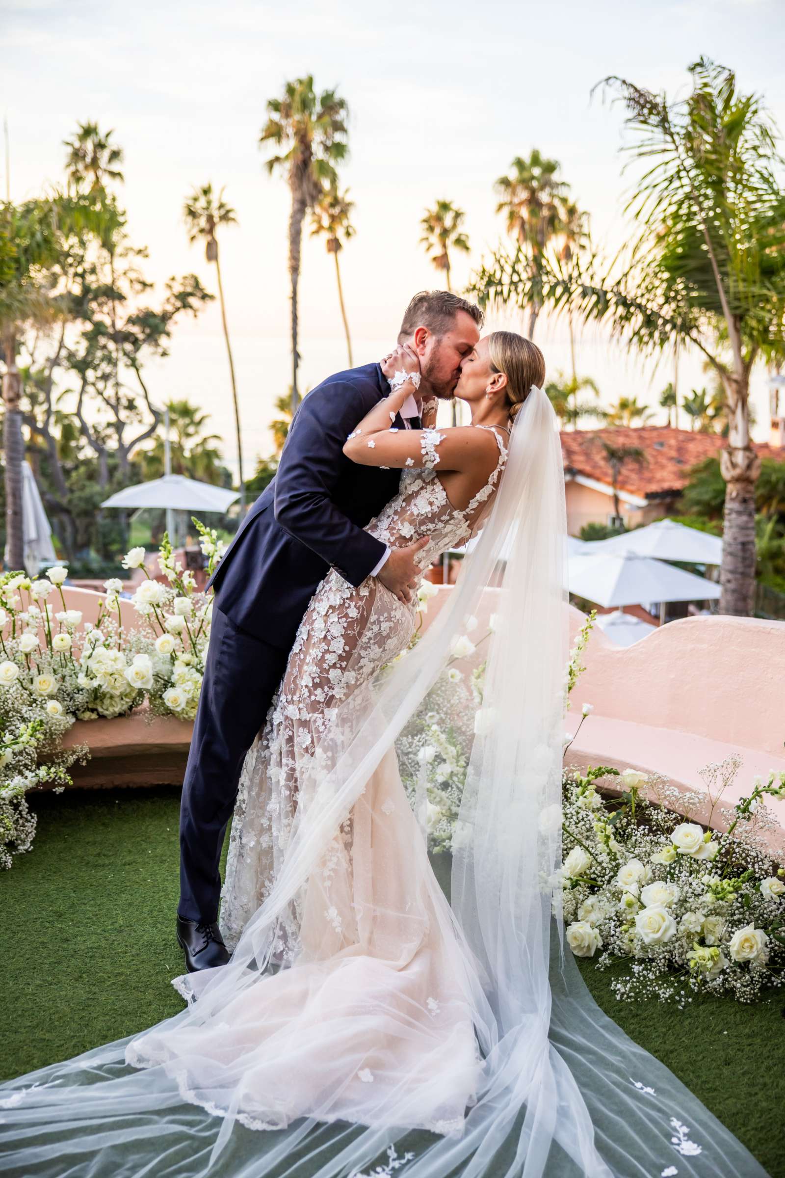 La Valencia Wedding coordinated by Sweet Blossom Weddings, Allison and Brandon Wedding Photo #16 by True Photography