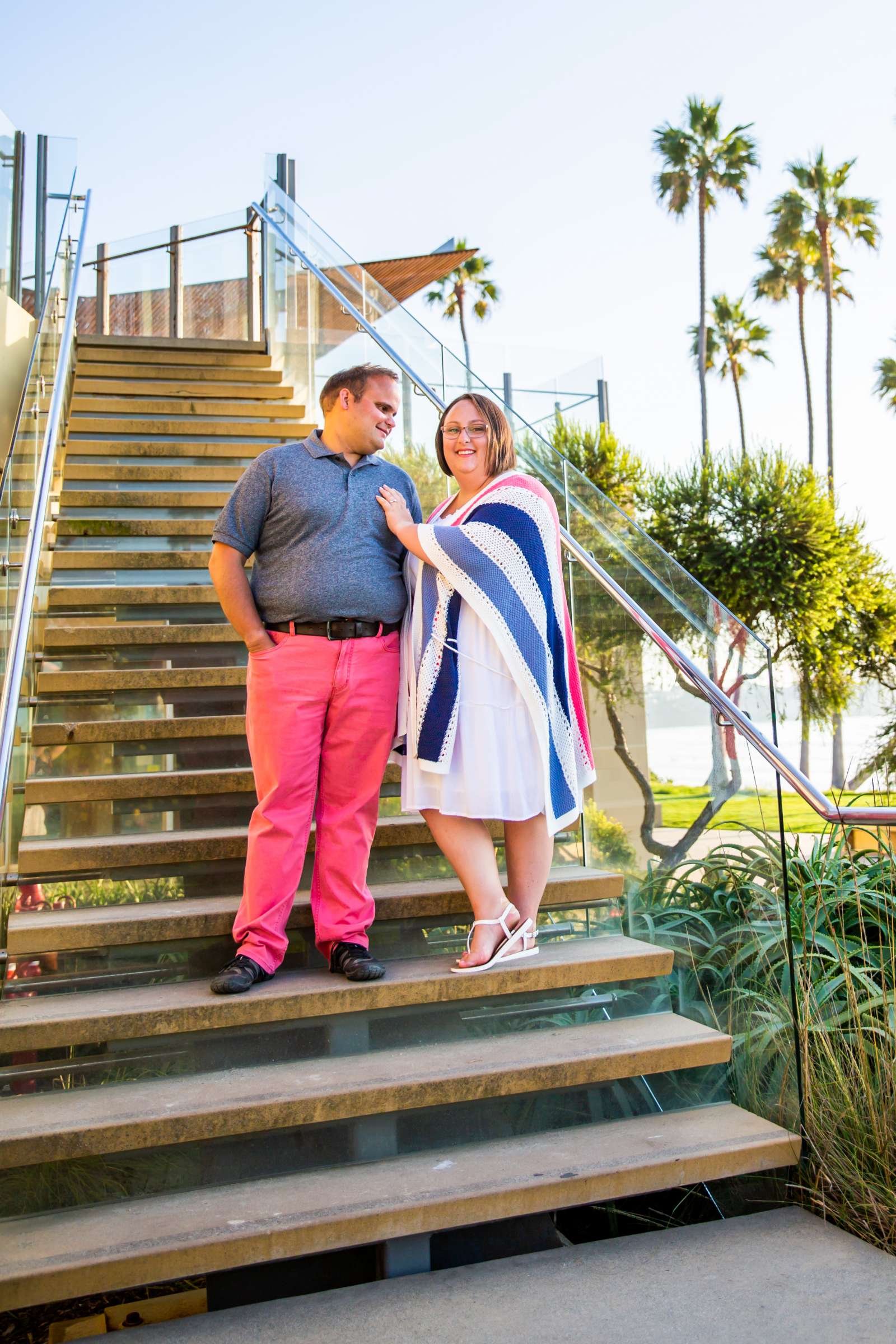 Scripps Seaside Forum Engagement, Candice and Jason Engagement Photo #27 by True Photography