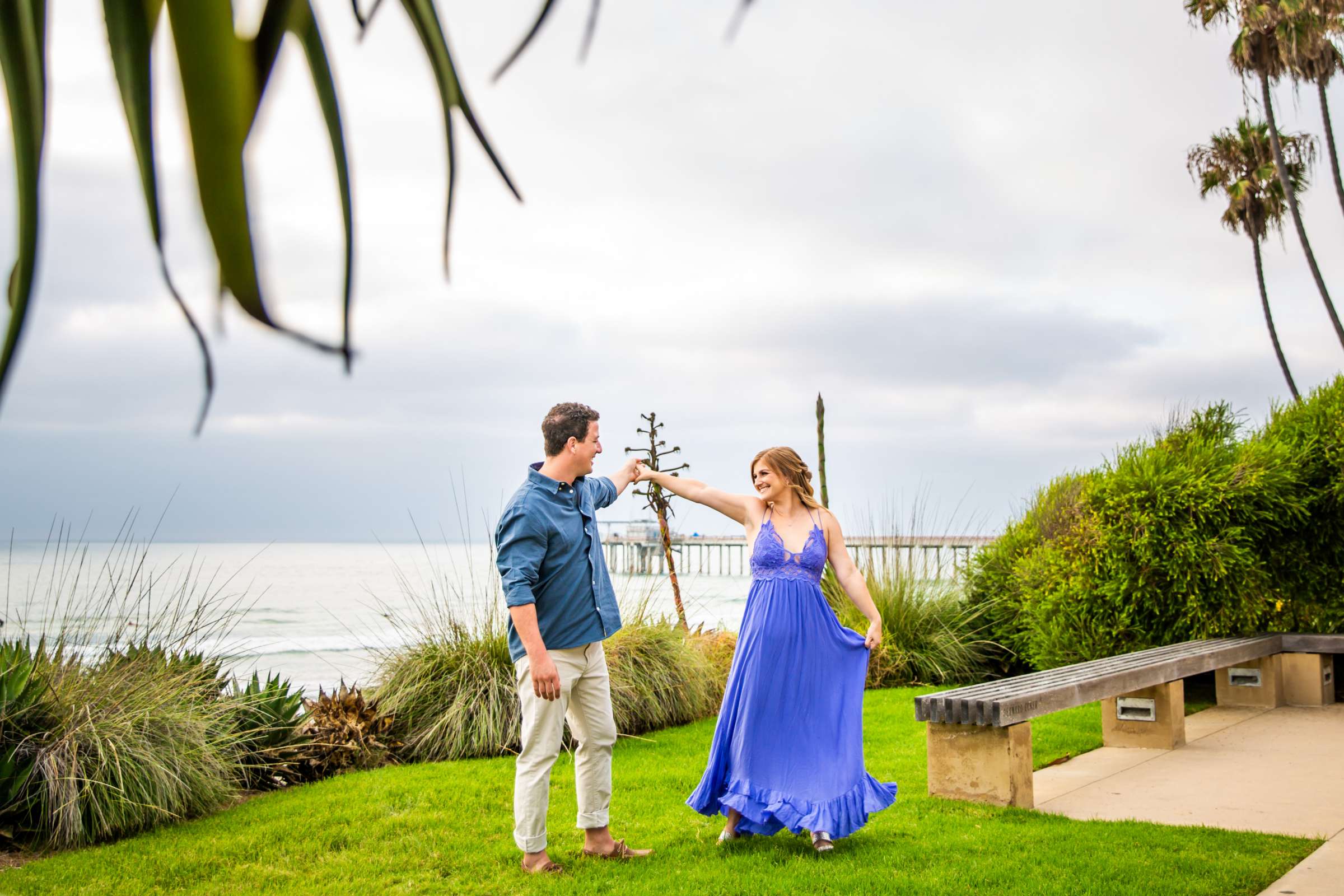 Scripps Seaside Forum Engagement, Maren and Chris Engagement Photo #7 by True Photography