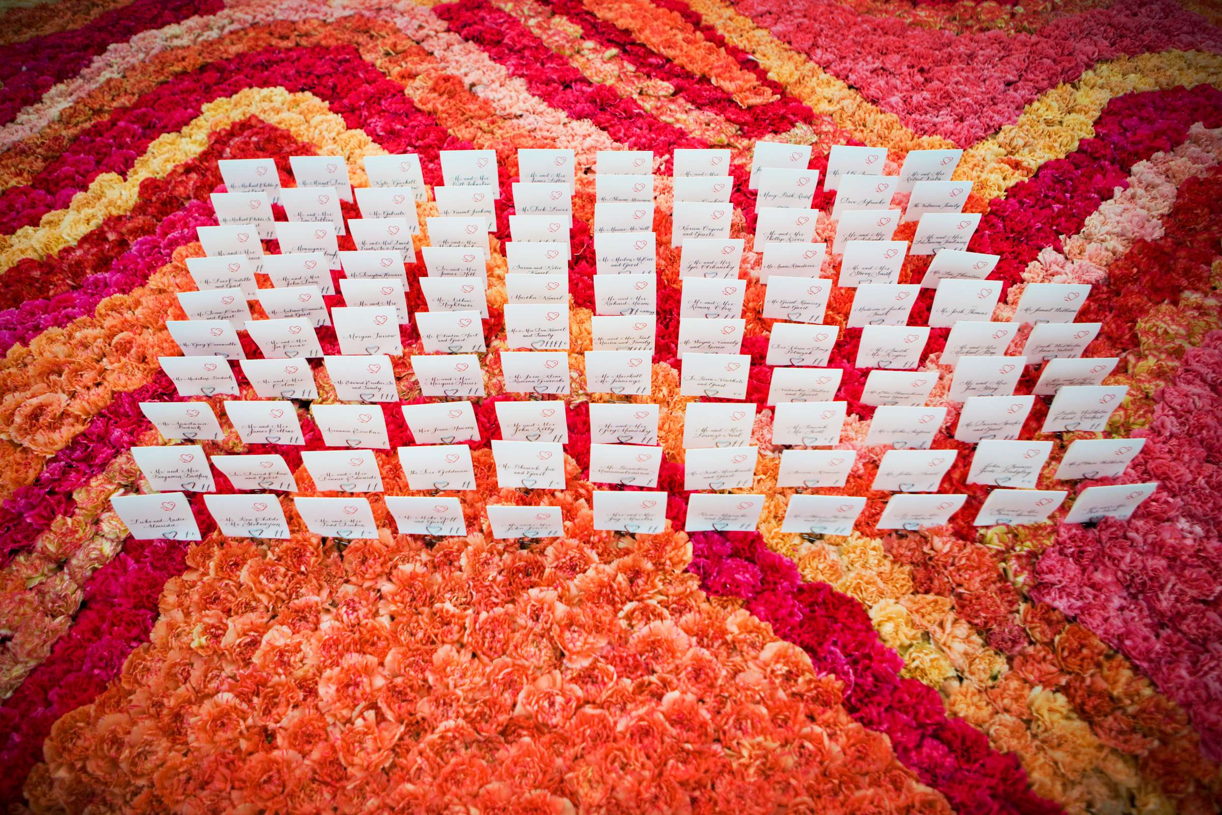 Name Cards at Hotel Del Coronado Wedding, Vanessa and Matt Wedding Photo #10 by True Photography