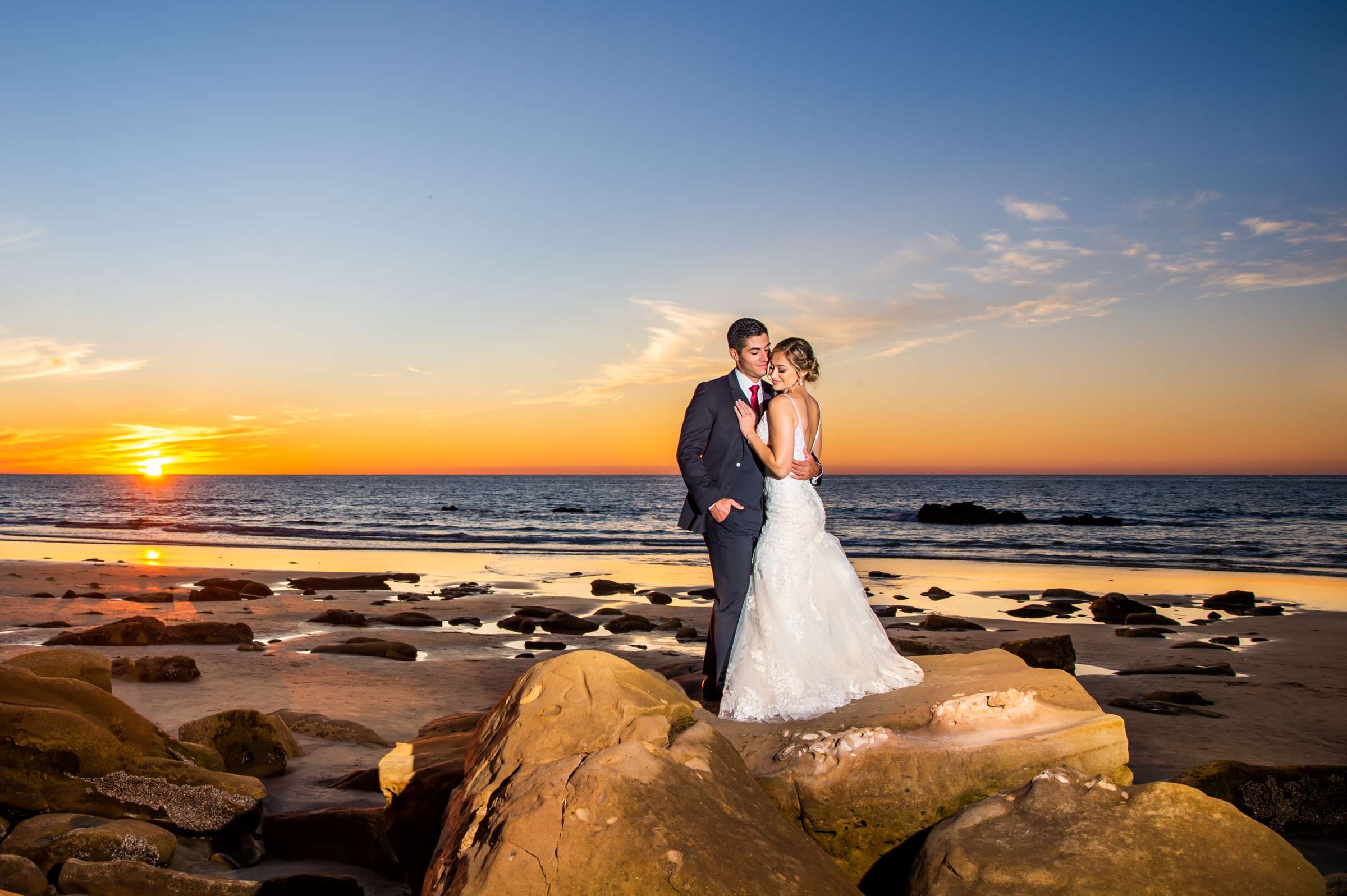 Scripps Seaside Forum Wedding coordinated by The Abbey Catering, Jaclyn and Tyler Wedding Photo #92 by True Photography