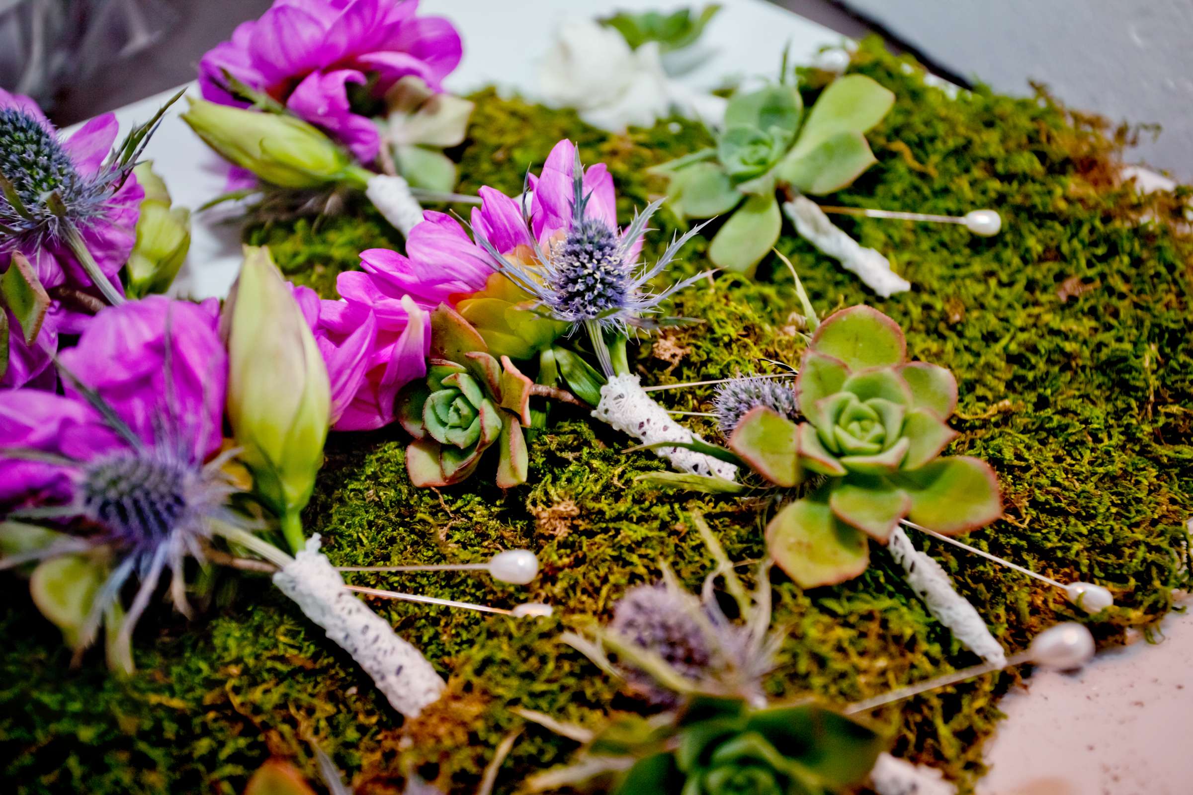 boutonnière at Scripps Seaside Forum Wedding coordinated by I Do Weddings, Lydia and Olin Wedding Photo #87219 by True Photography