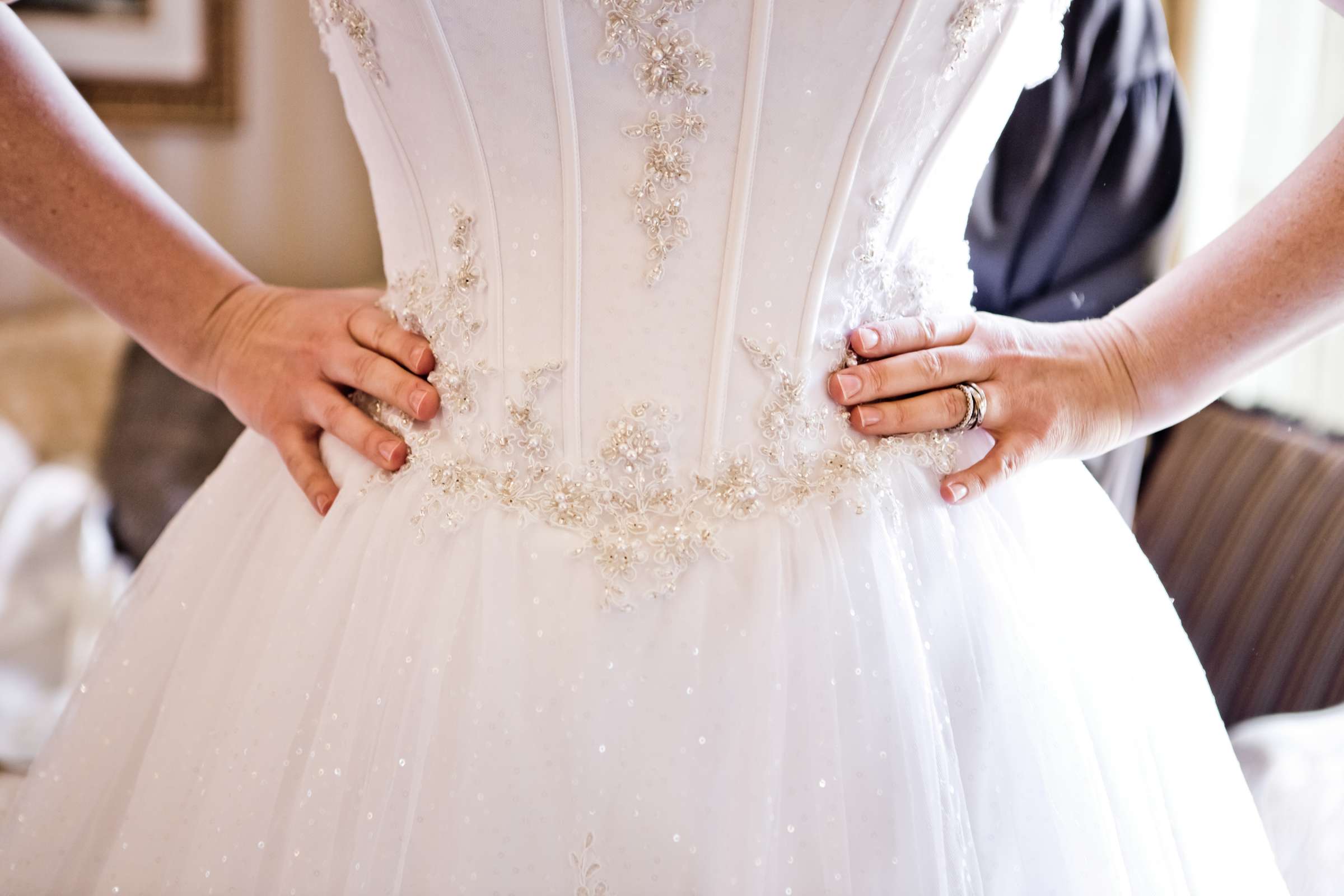 Wedding Dress at Fairmont Grand Del Mar Wedding coordinated by Details Defined, Jennifer and Jason Wedding Photo #114112 by True Photography