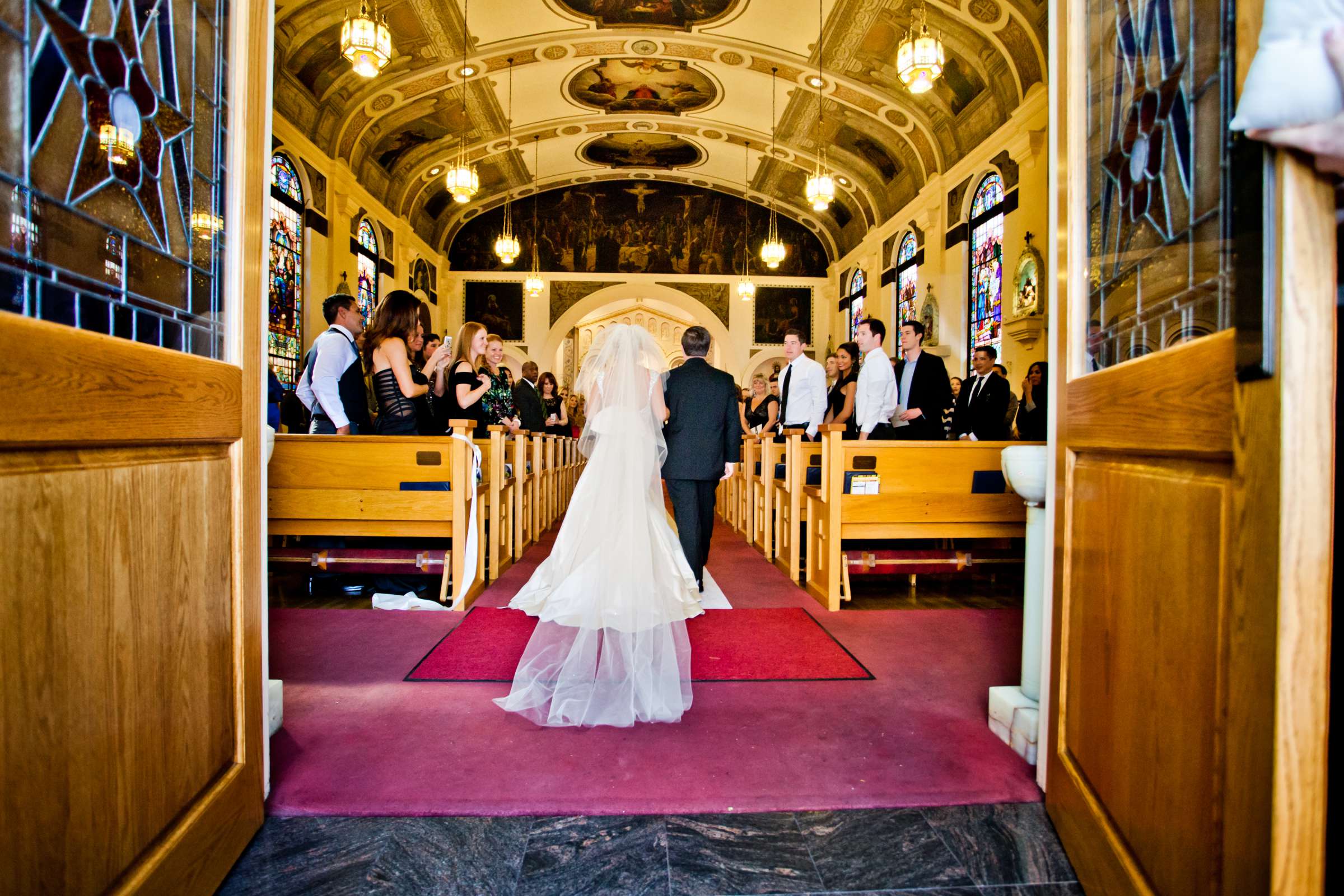 Church at Hotel Del Coronado Wedding coordinated by Victoria Weddings & Events, Jaclyn and Austin Wedding Photo #34 by True Photography