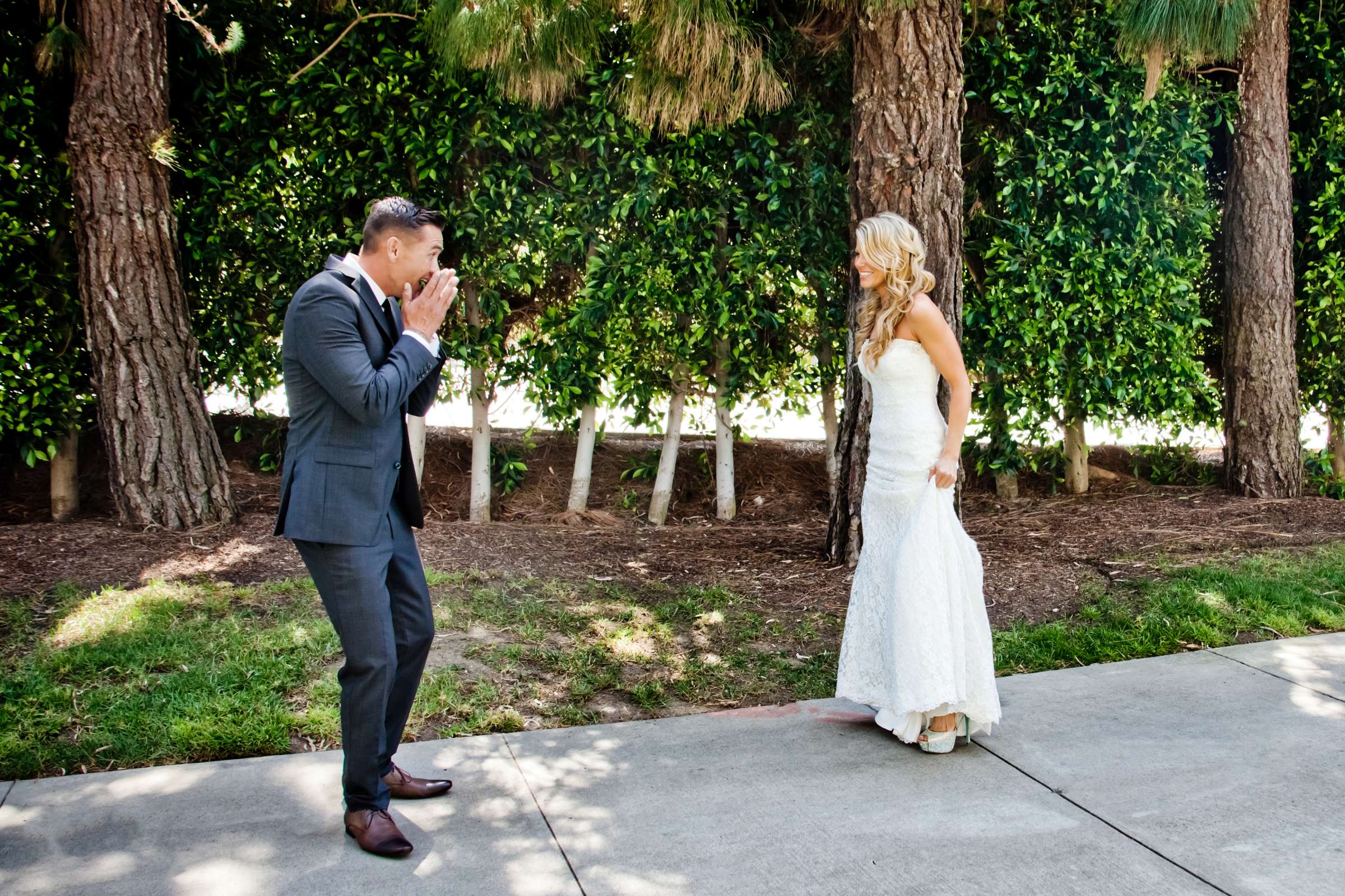 Scripps Seaside Forum Wedding coordinated by Carmin Designs, Kelly and Jodie Wedding Photo #24 by True Photography