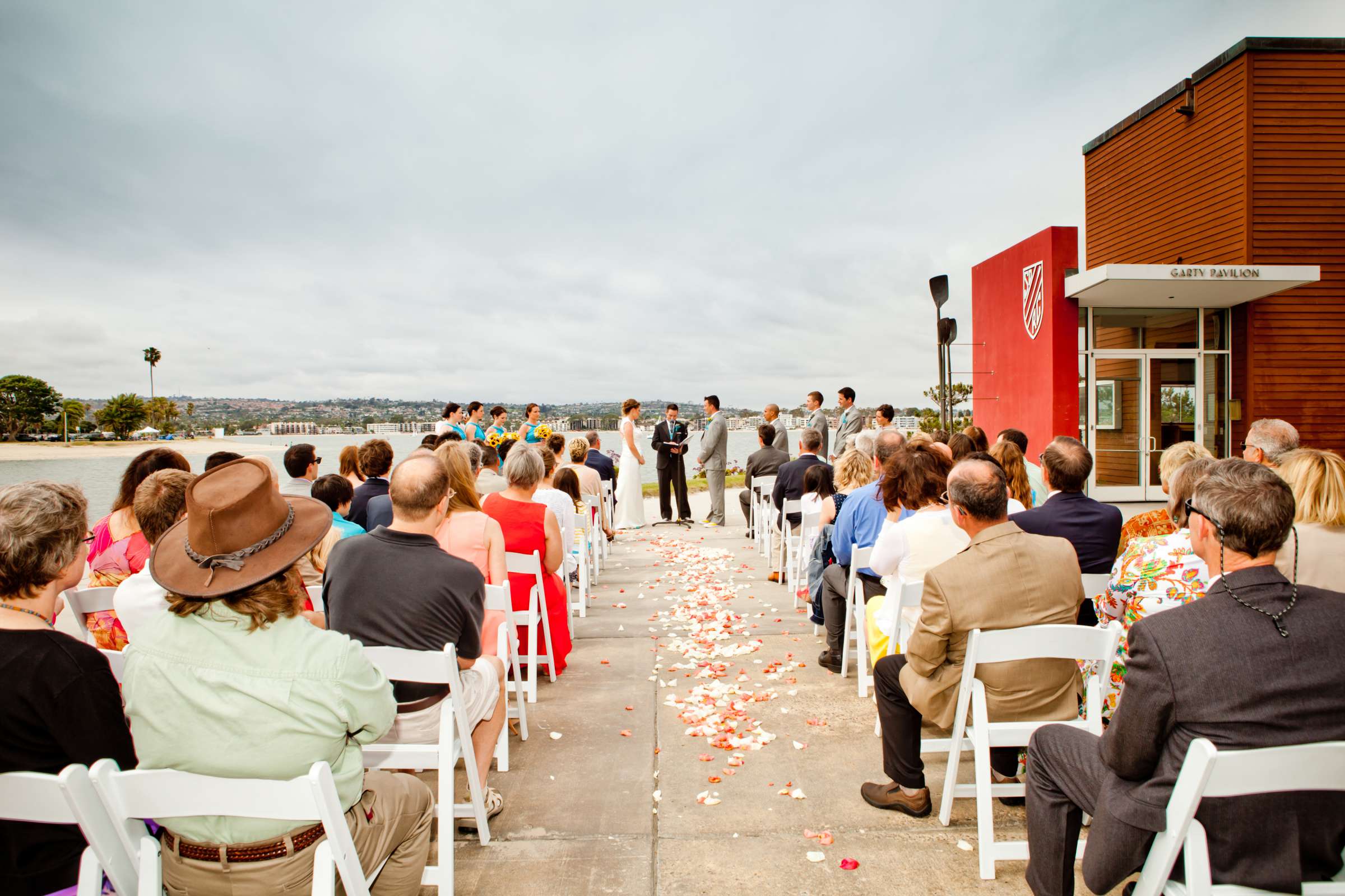 San Diego Rowing Club | The Garty Pavilion Wedding coordinated by The Best Wedding For You, Betsy and Scott Wedding Photo #119233 by True Photography