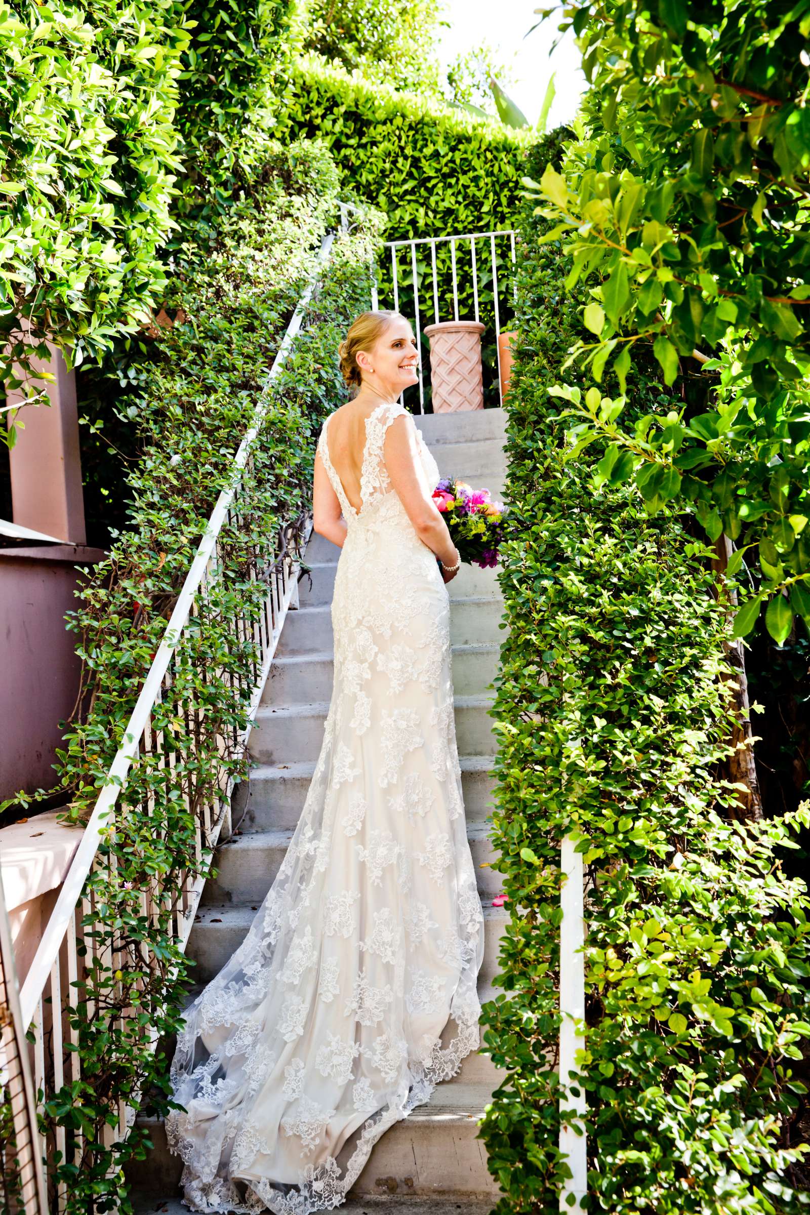 Fashion, Wedding Dress at La Valencia Wedding coordinated by La Valencia, Kathy and Tony Wedding Photo #21 by True Photography