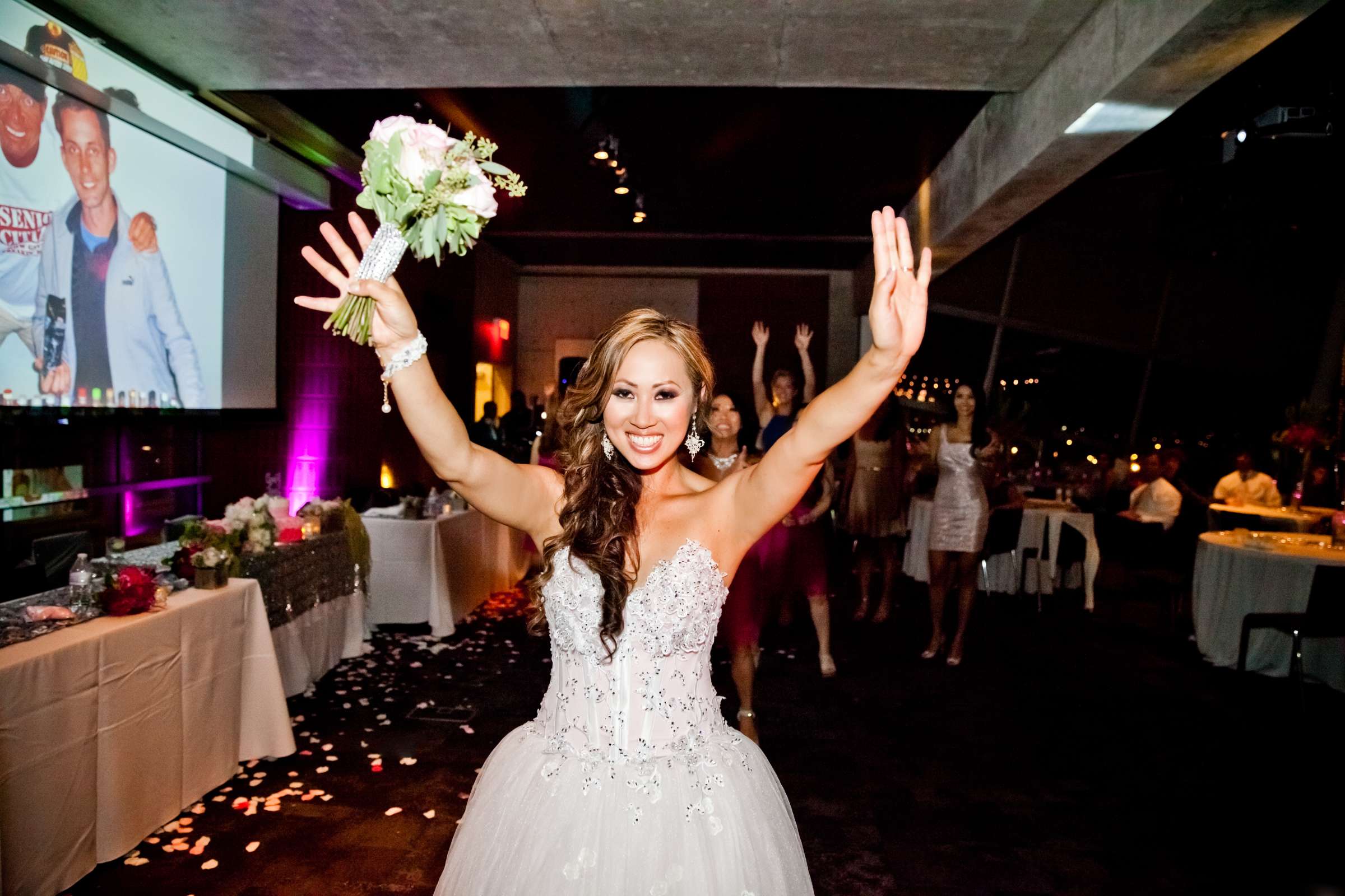 San Diego Central Library Wedding coordinated by Chic Reverie by Jenna, Ava and Joel Wedding Photo #50 by True Photography