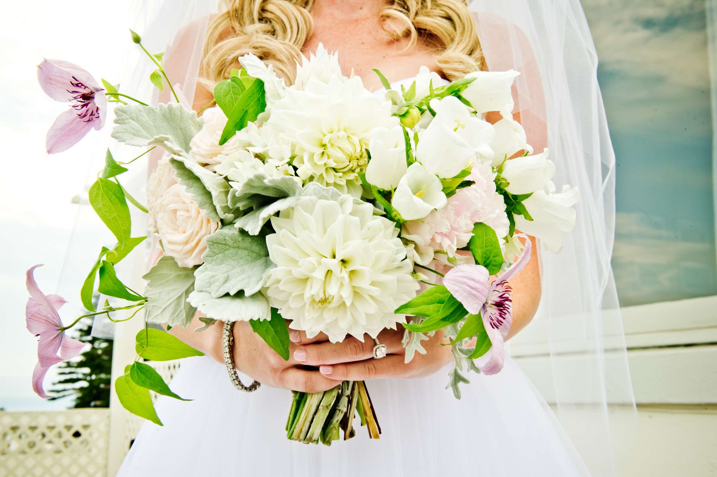 Flowers at Coronado Cays Yacht Club Wedding coordinated by Creative Affairs Inc, Katie and Gene Wedding Photo #124985 by True Photography