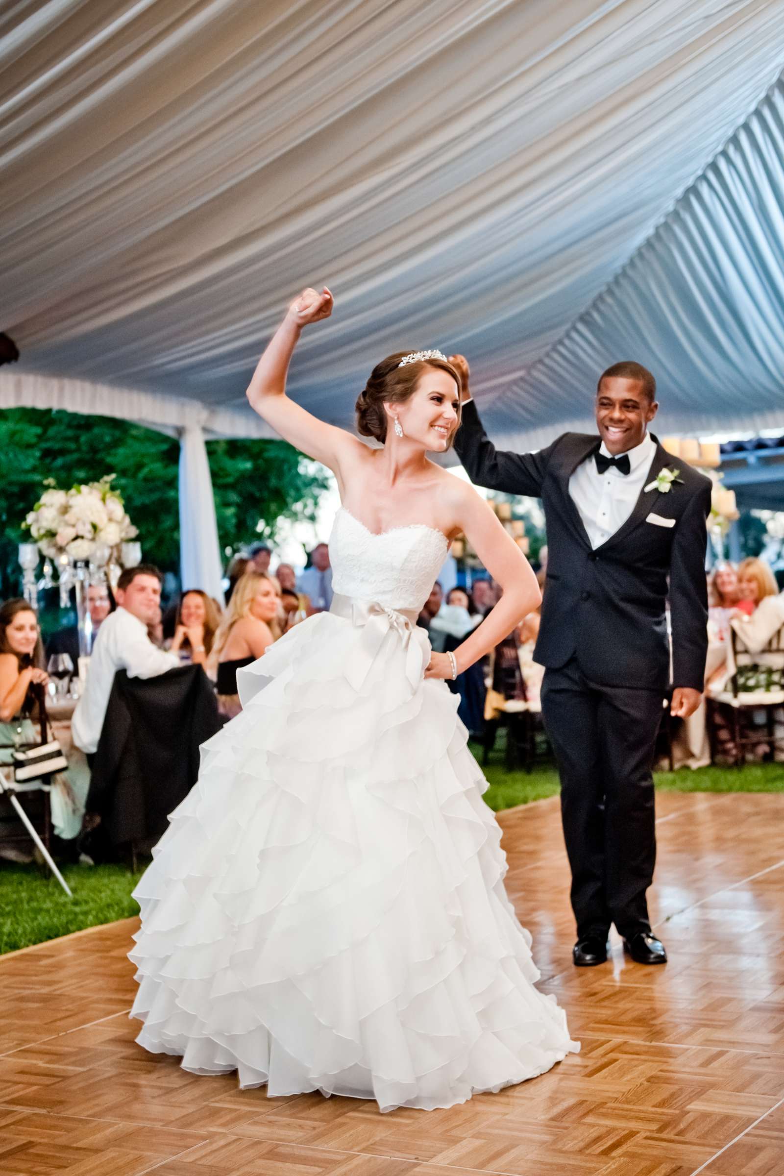 First Dance at The Inn at Rancho Santa Fe Wedding coordinated by CZ Events, Michelle and Hyatt Wedding Photo #48 by True Photography