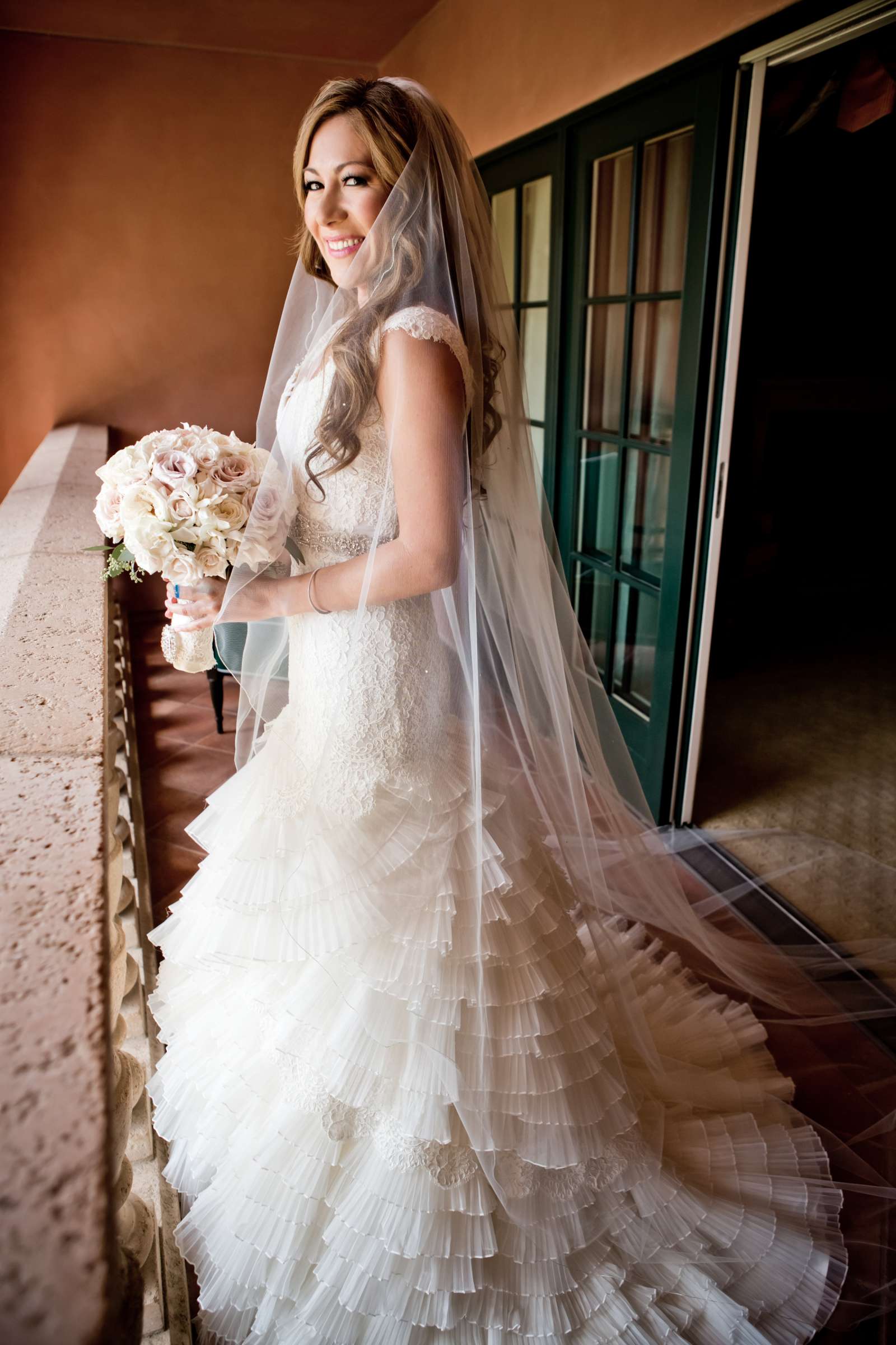 Wedding Dress at Scripps Seaside Forum Wedding coordinated by EverAfter Events, Cecilia and Dan Wedding Photo #127830 by True Photography