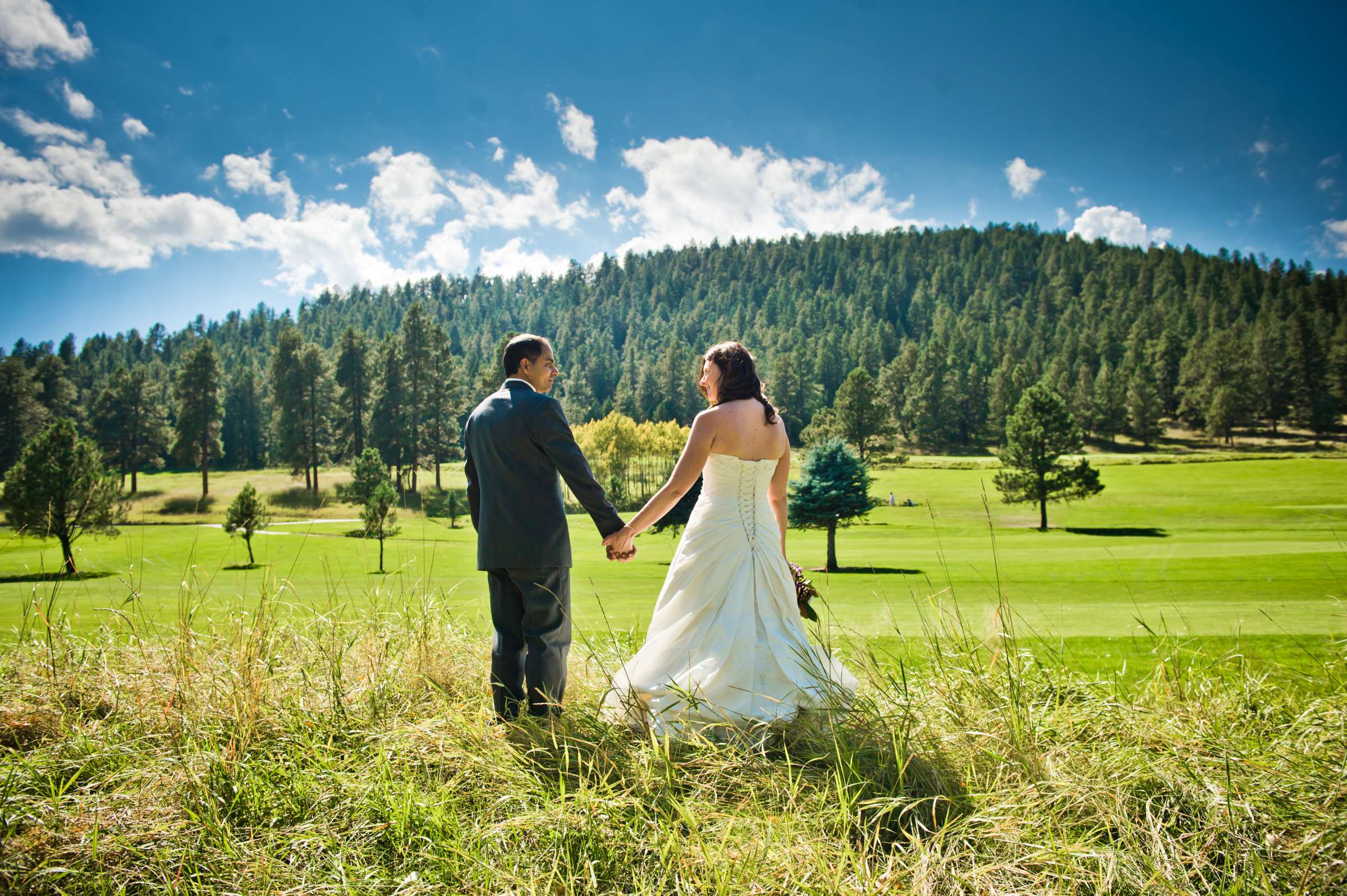 At the Park at The Evergreen Lake House Wedding coordinated by A Touch Of Bliss, Kristi and Raman Wedding Photo #93 by True Photography