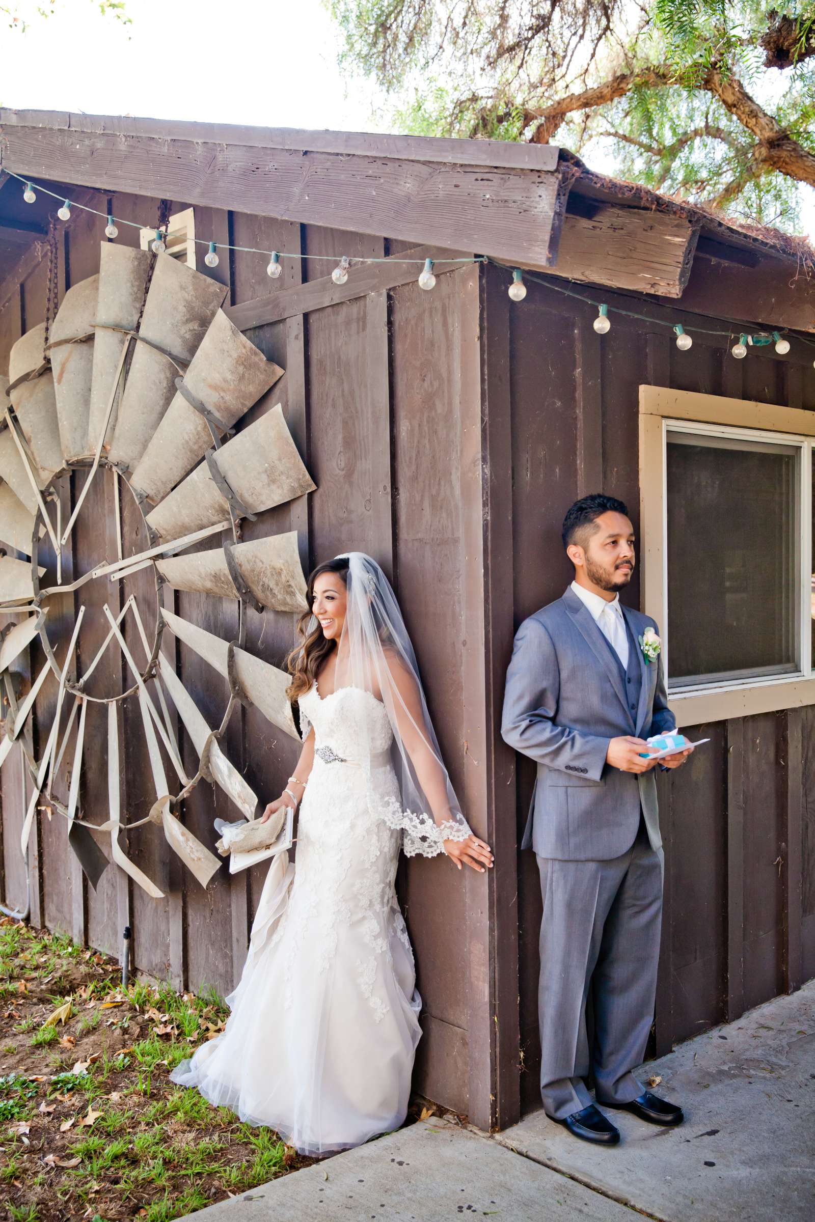 Bride and Groom at Bernardo Winery Wedding coordinated by Lavish Weddings, Michelle and Richard Wedding Photo #136987 by True Photography