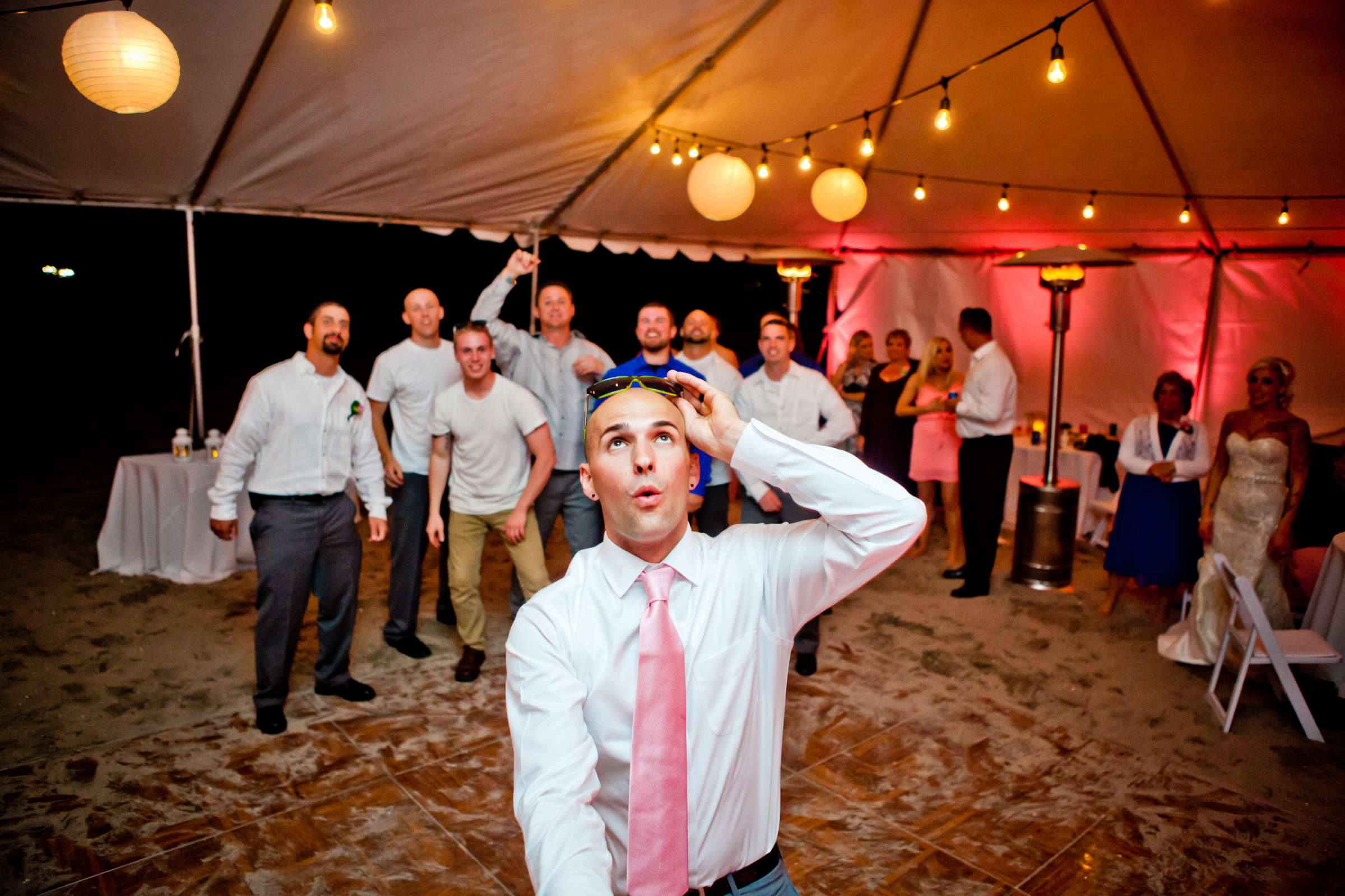 Bouquet and Garter Toss at Wedding coordinated by Creative Affairs Inc, Olivia and Trevor Wedding Photo #137592 by True Photography