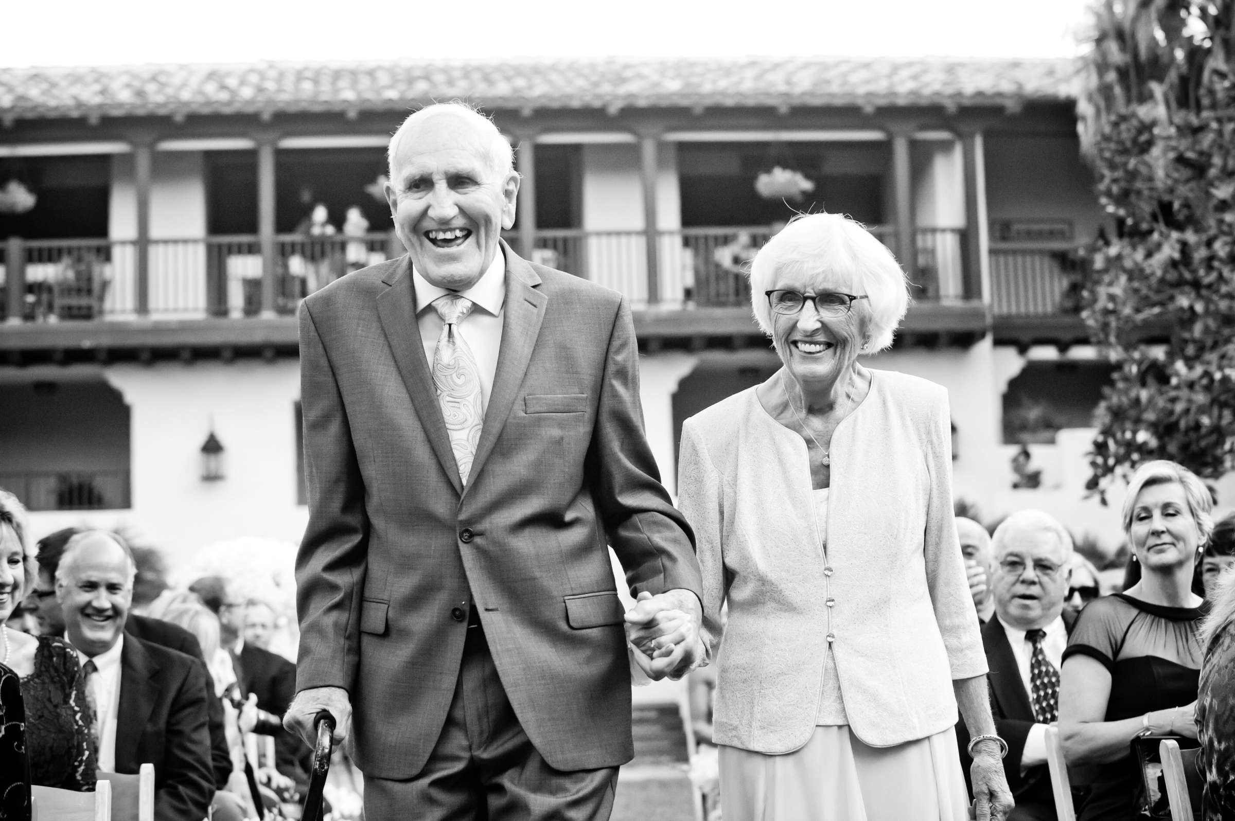 Ceremony, Black and White photo at Estancia Wedding coordinated by CBS Weddings, Kaslin and Andy Wedding Photo #35 by True Photography