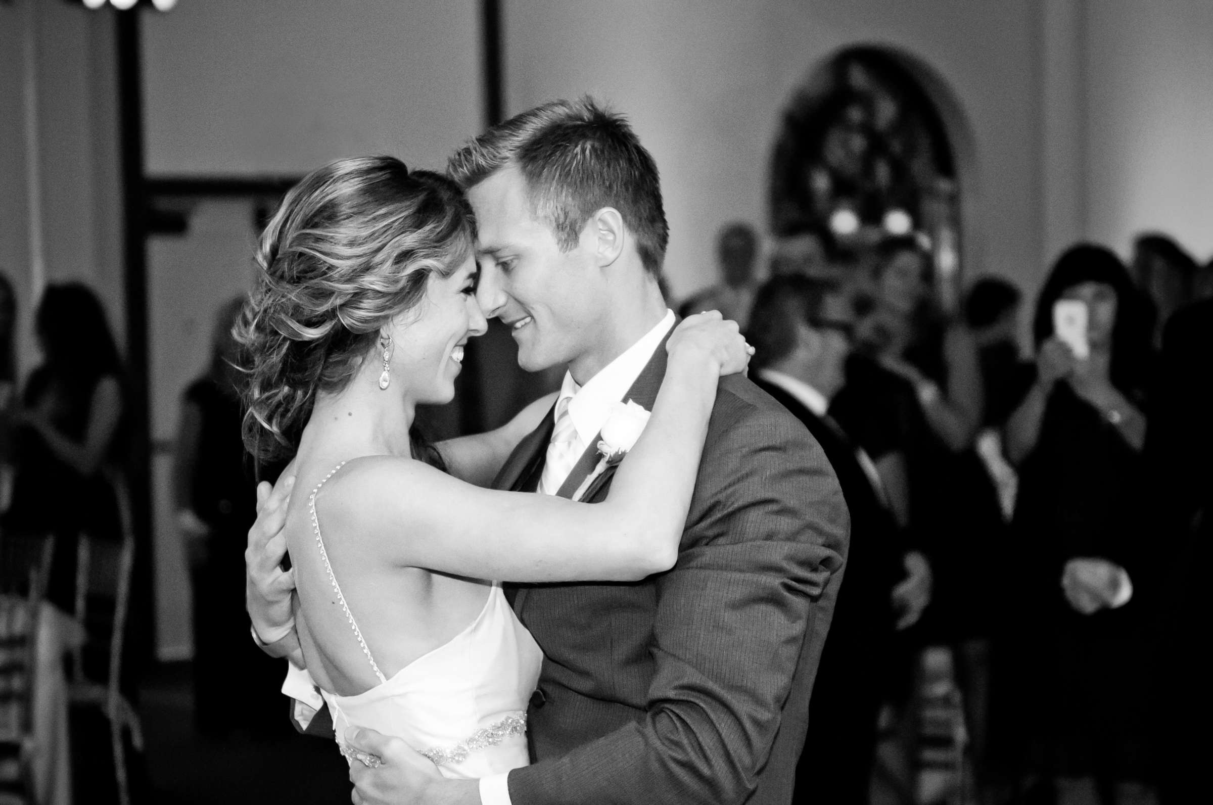 First Dance, Black and White photo at Estancia Wedding coordinated by CBS Weddings, Kaslin and Andy Wedding Photo #52 by True Photography