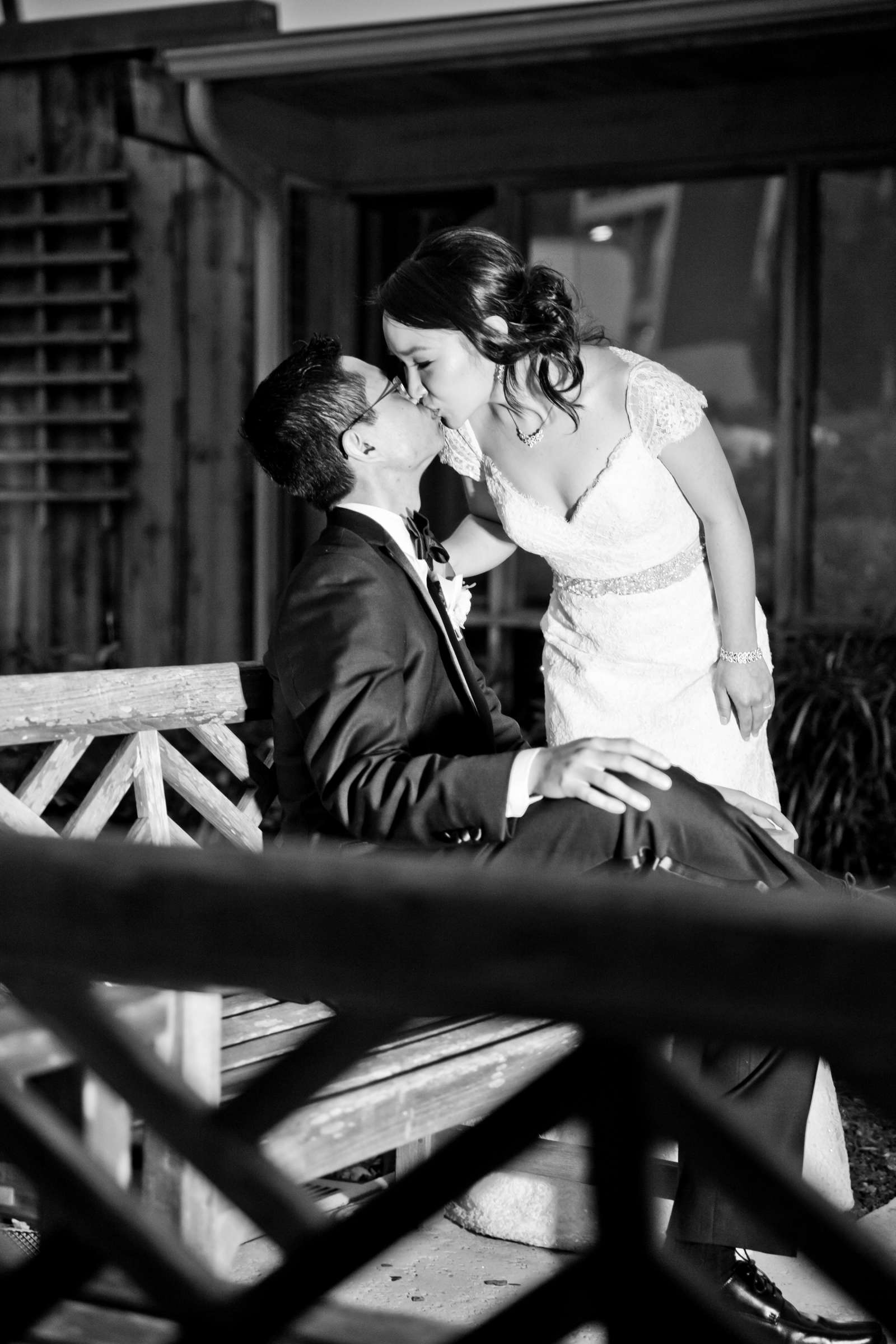 Black and White photo at Scripps Seaside Forum Wedding, Jessica and Tien Wedding Photo #144099 by True Photography