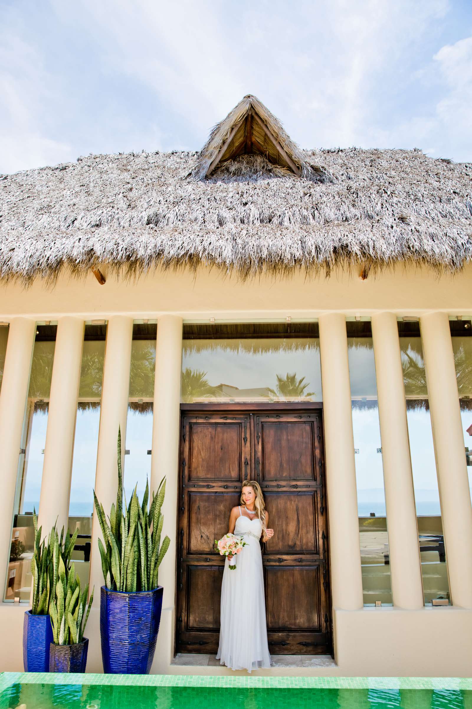 Bride at Exclusive Resorts Punta Mita Wedding, Natalie and Dustin Wedding Photo #44 by True Photography