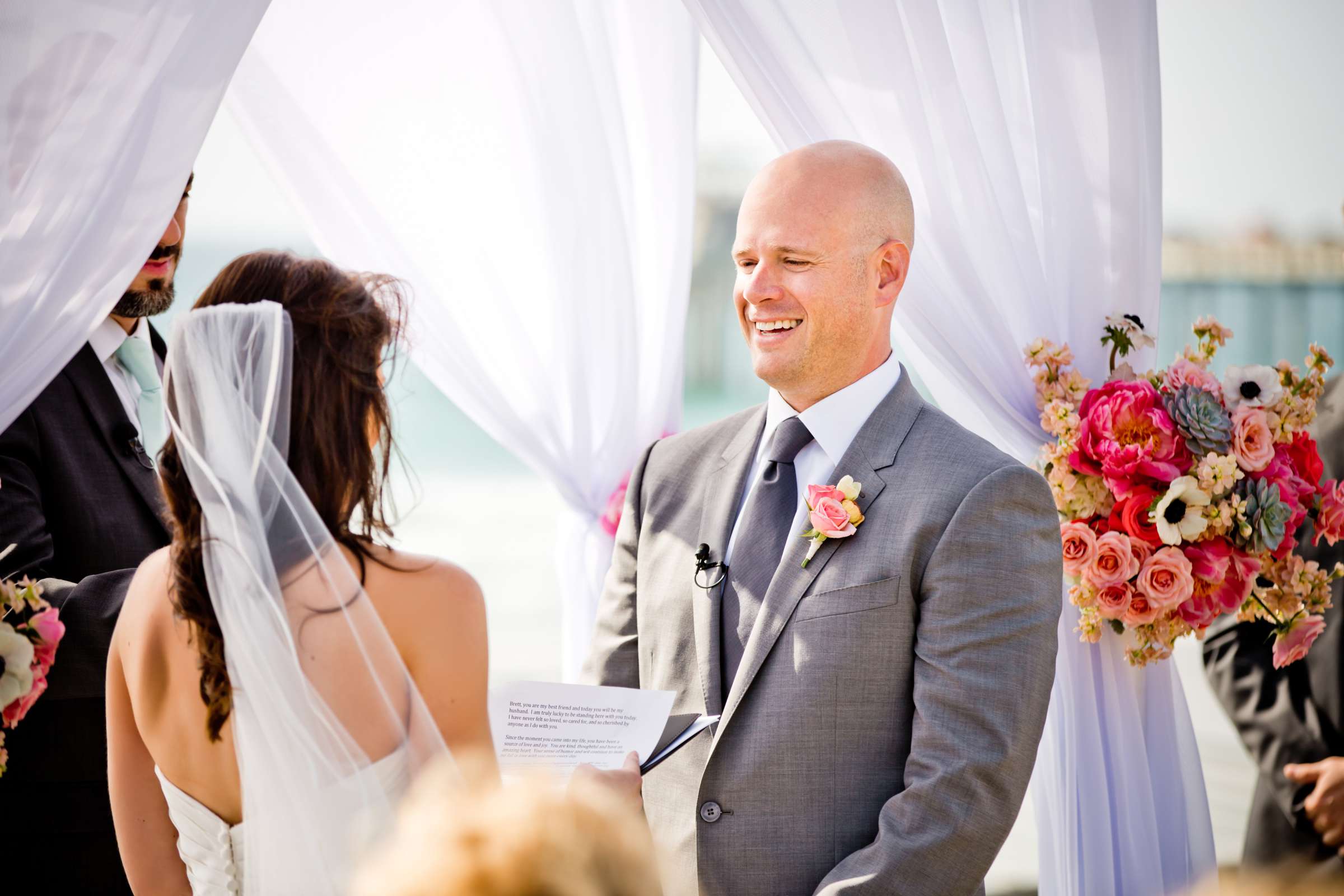 Scripps Seaside Forum Wedding coordinated by First Comes Love Weddings & Events, Lisa and Brett Wedding Photo #44 by True Photography