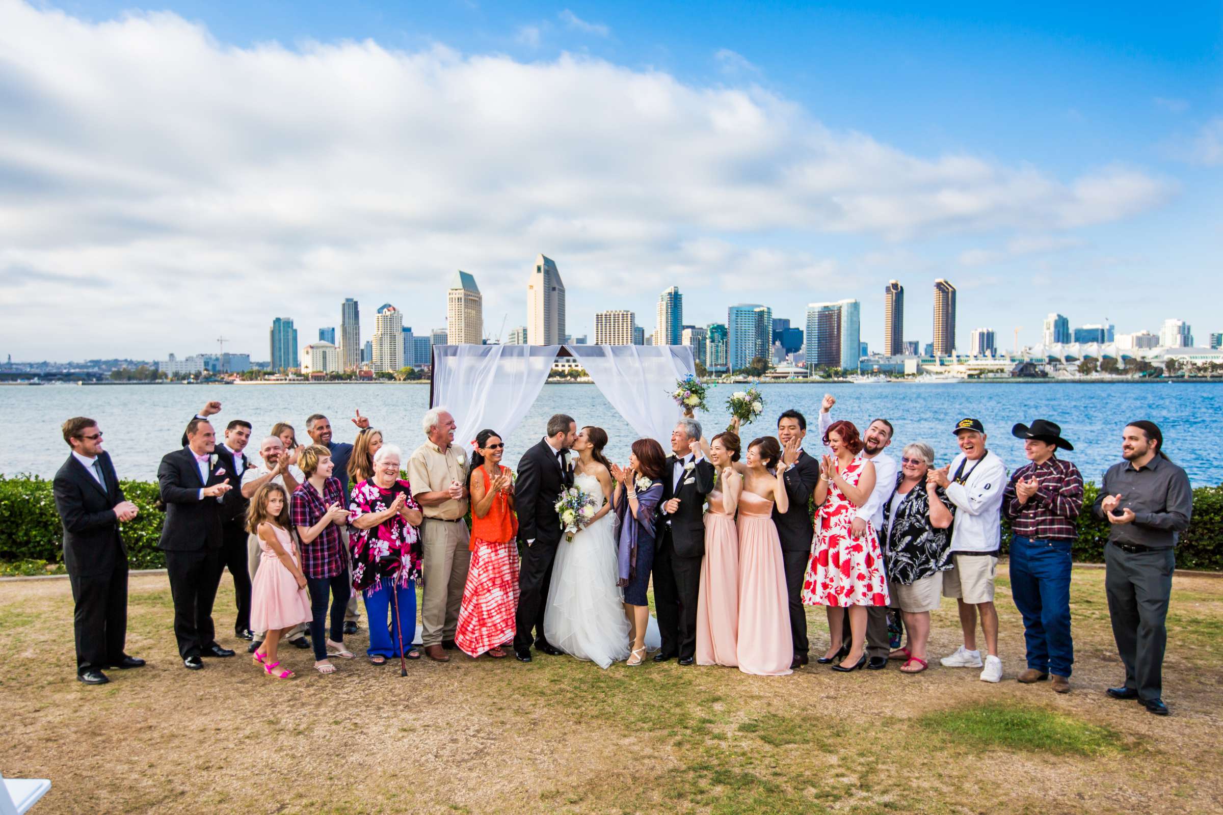 Centennial Park Wedding coordinated by First Comes Love Weddings & Events, Yuko and Chase Wedding Photo #46 by True Photography