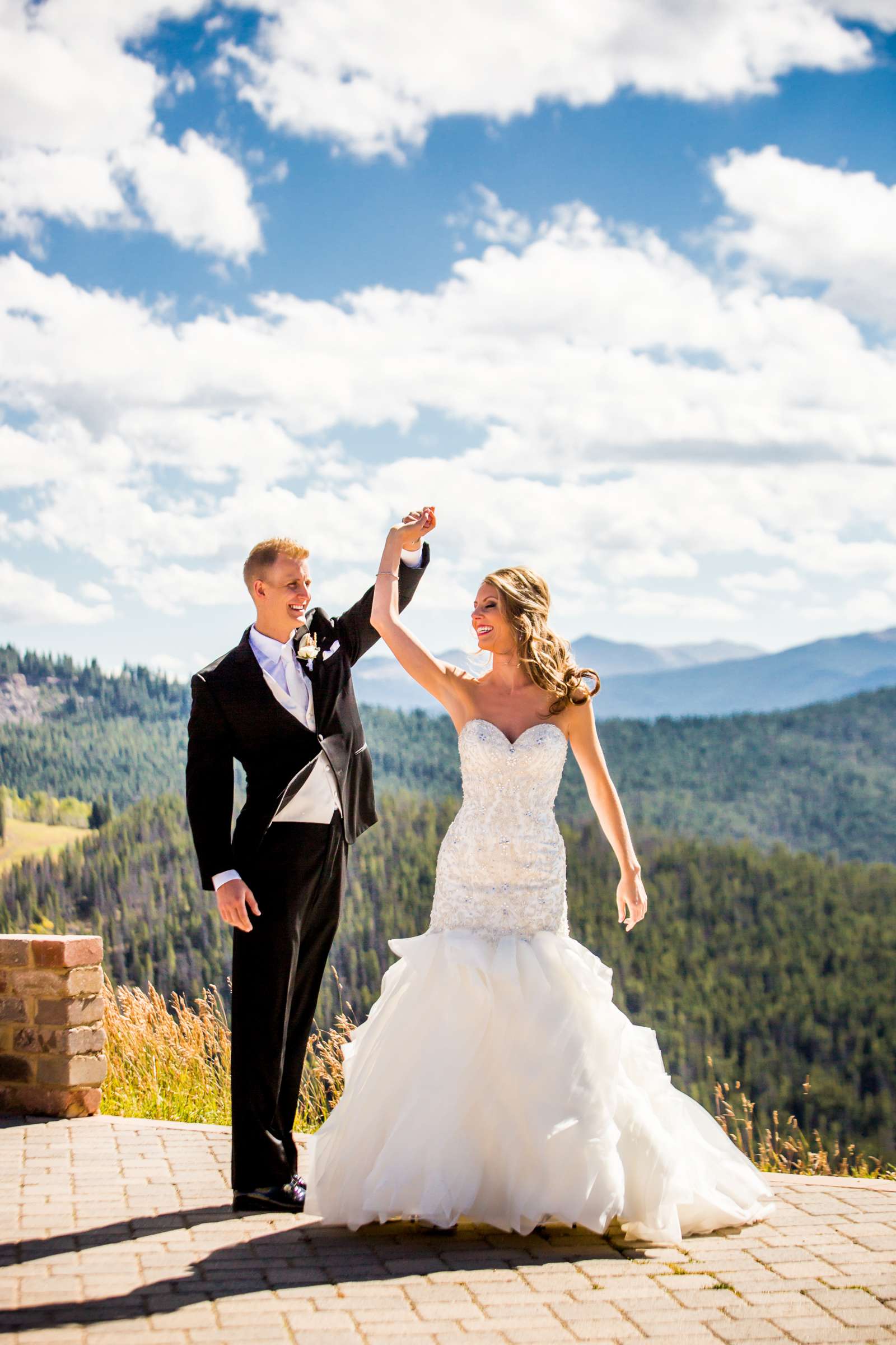 The Vail Wedding Deck Wedding coordinated by Petal and Bean, Kristen and Sven Wedding Photo #34 by True Photography