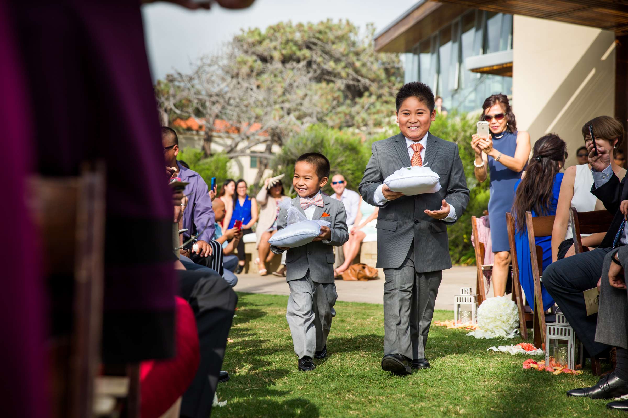 Scripps Seaside Forum Wedding coordinated by Carmin Designs, Christine and Mark Wedding Photo #179914 by True Photography