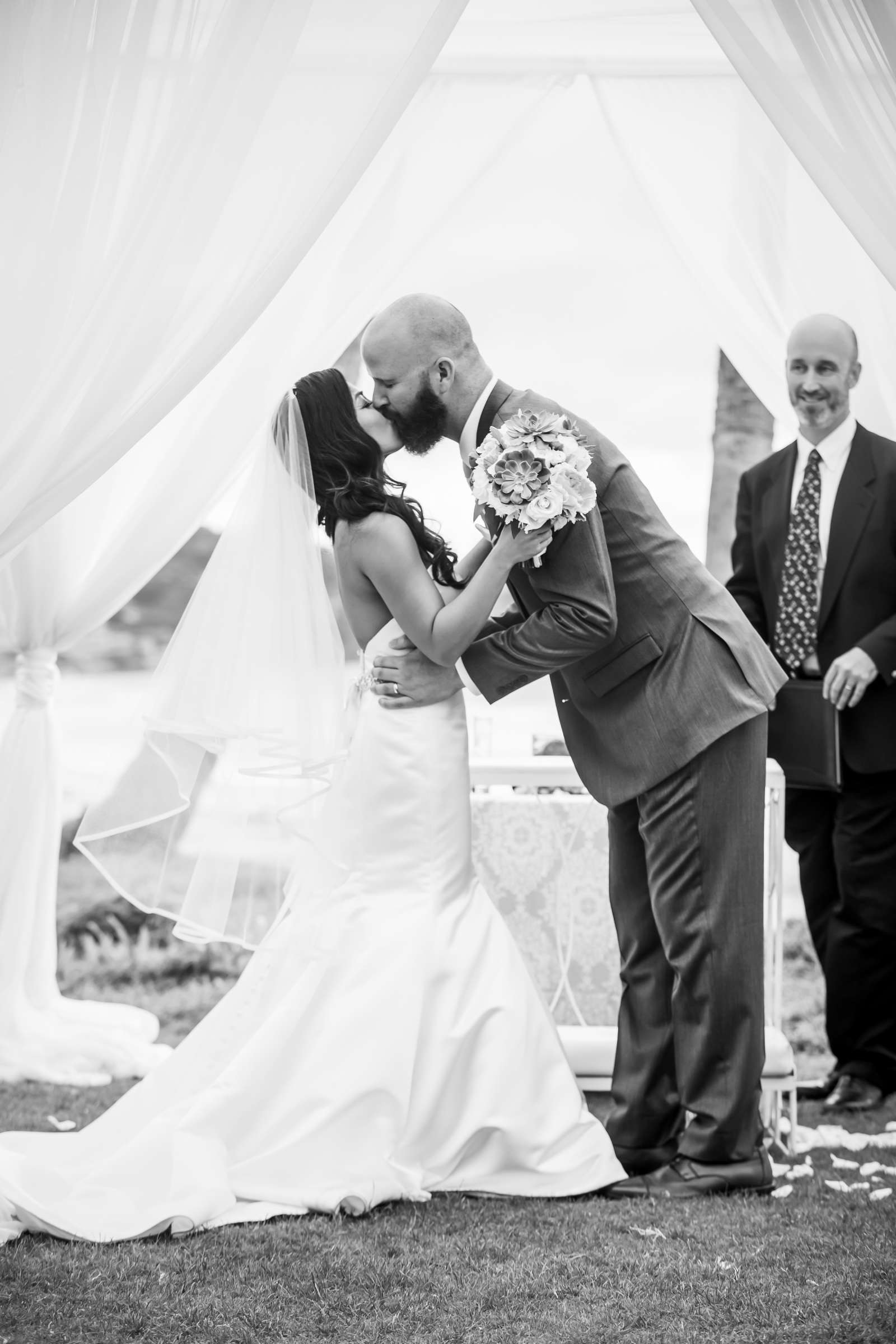 Scripps Seaside Forum Wedding coordinated by Carmin Designs, Christine and Mark Wedding Photo #179926 by True Photography