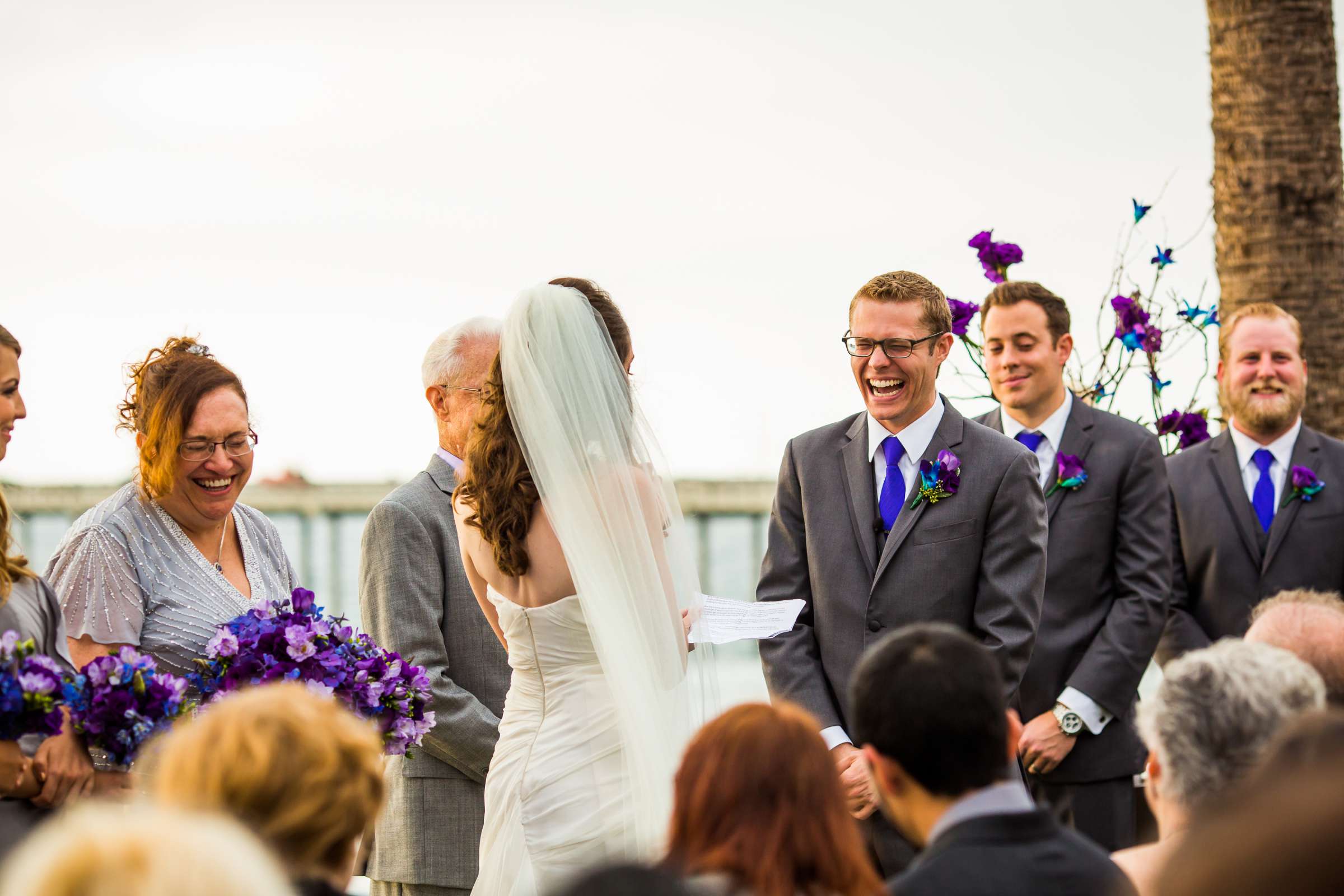 Scripps Seaside Forum Wedding coordinated by Sweet Blossom Weddings, Lauren and Spencer Wedding Photo #46 by True Photography