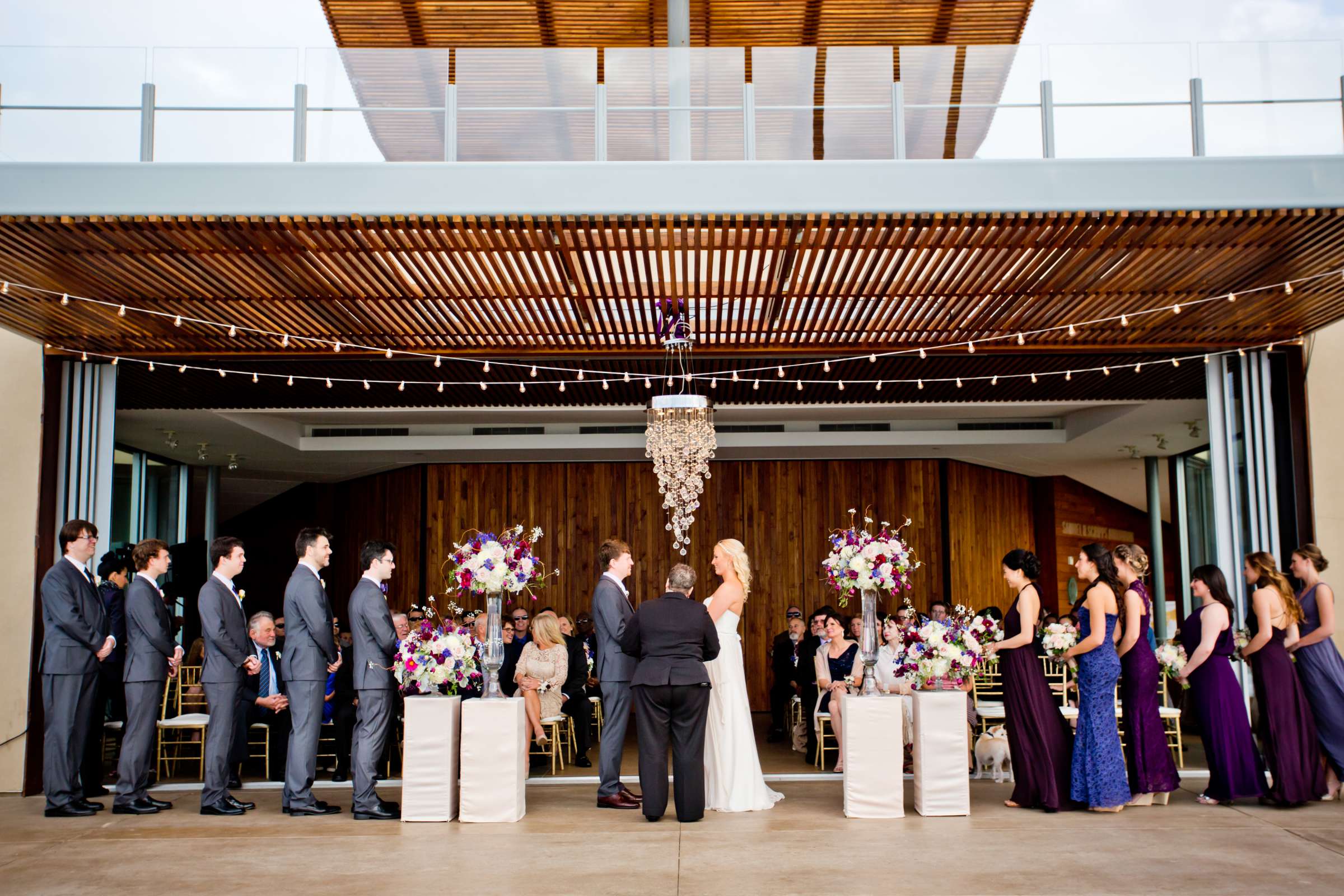 Scripps Seaside Forum Wedding coordinated by First Comes Love Weddings & Events, Jessica and Daniel Wedding Photo #185332 by True Photography