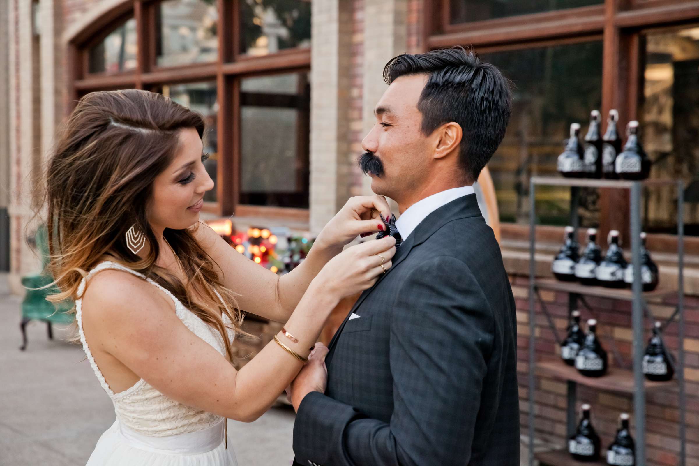 Wedding coordinated by Seven Stems Floral Design & Events, Stylish Editorial Wedding Photo #191270 by True Photography