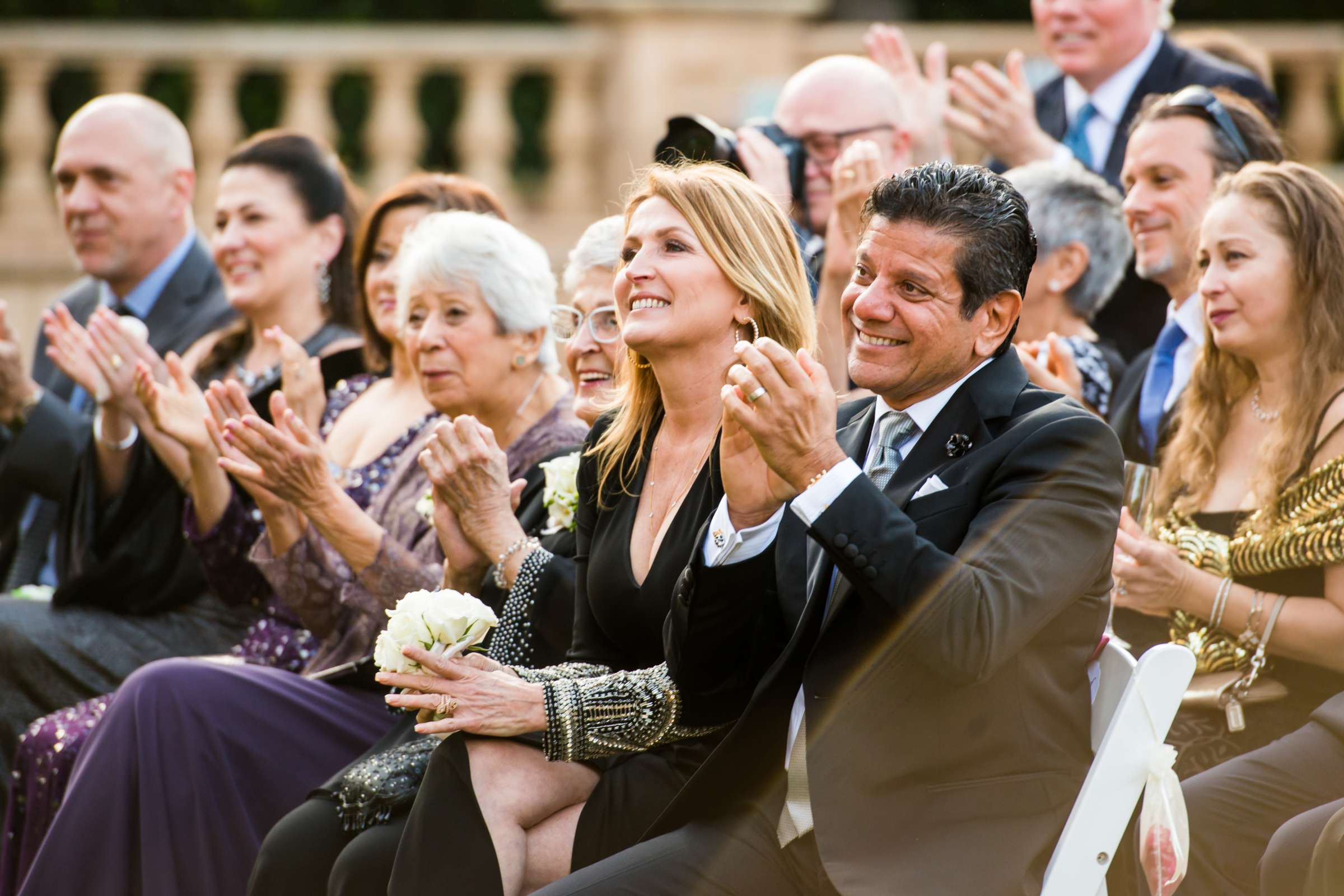 Ceremony, Candid moment at Fairmont Grand Del Mar Wedding coordinated by CZ Events, Chelsea and Aaron Wedding Photo #71 by True Photography