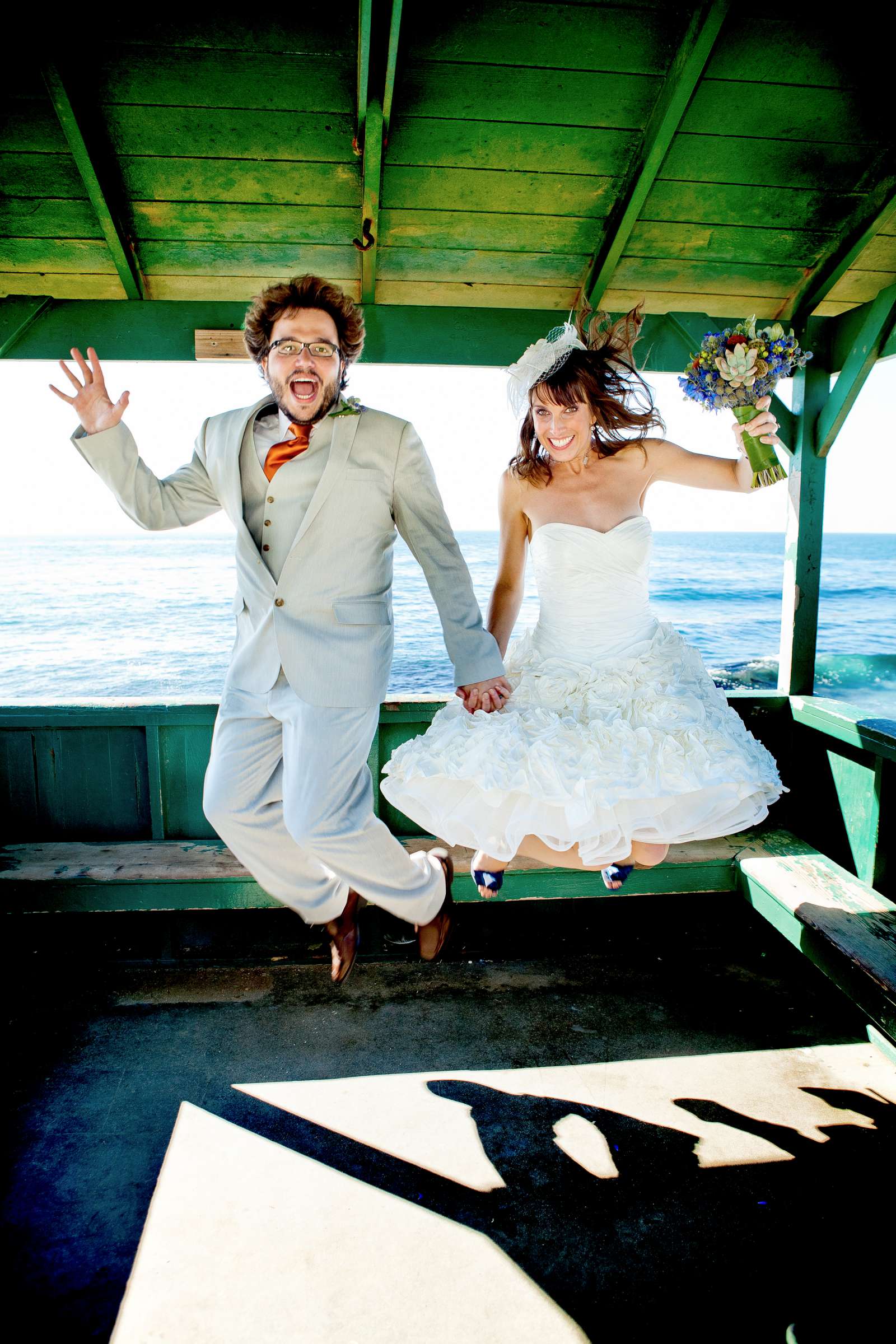 La Jolla Cove Rooftop Wedding coordinated by Green with Envy Events, Carolyn and Antonio Wedding Photo #203730 by True Photography