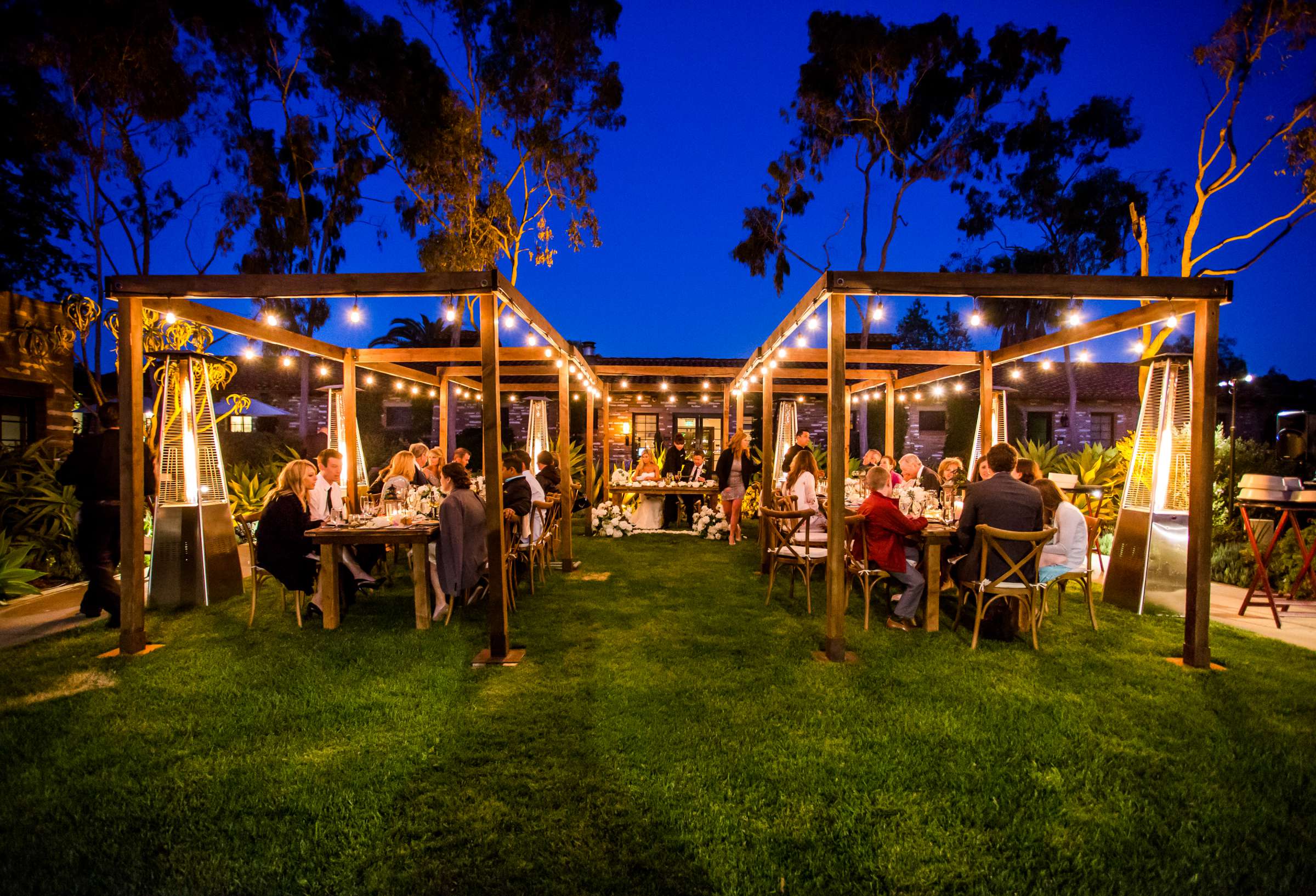 Night Shot at Estancia Wedding coordinated by EverAfter Events, Kelese and Jon Wedding Photo #84 by True Photography