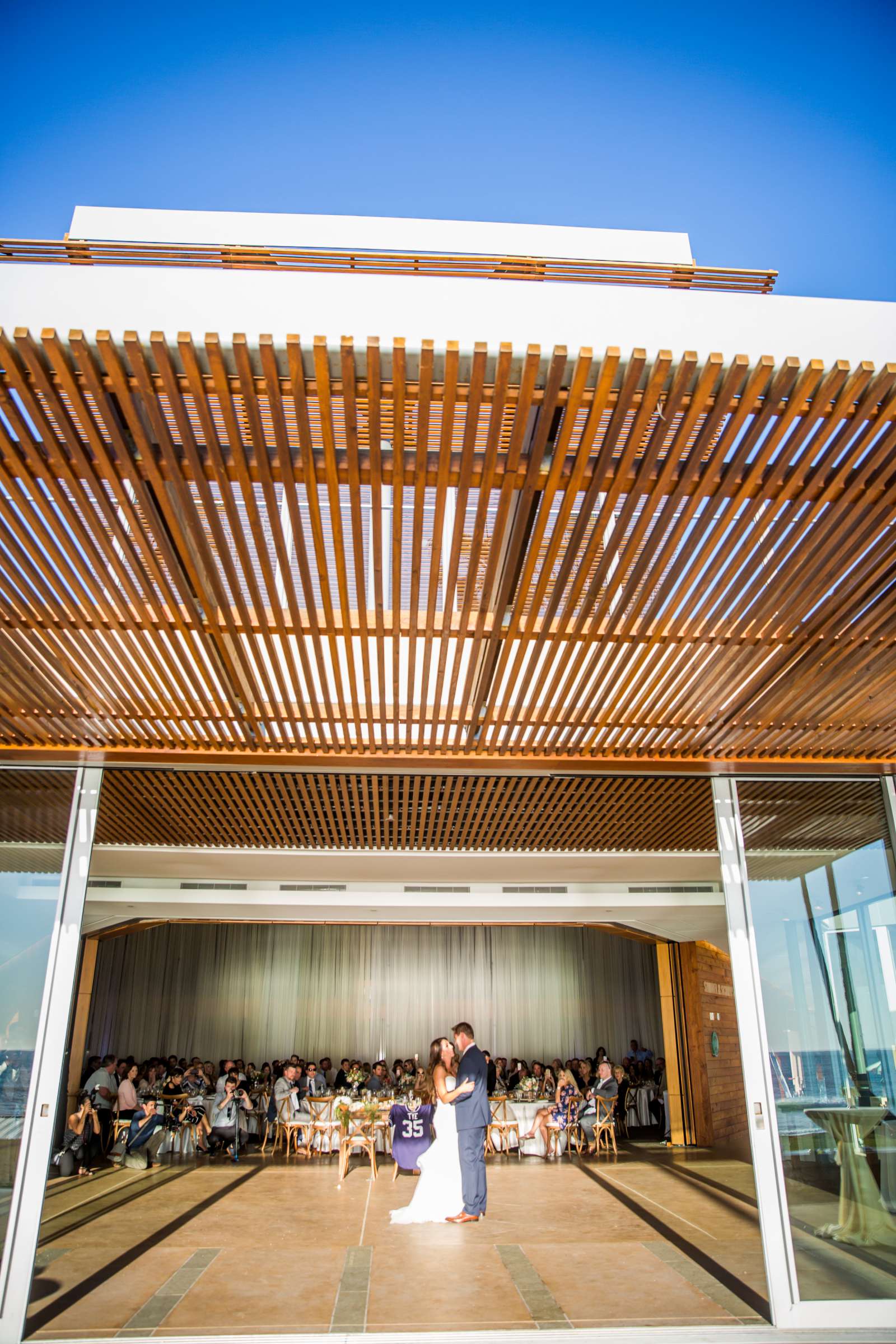 First Dance, contemporary photo at Scripps Seaside Forum Wedding coordinated by Luxe Special Events, Angela and Kyle Wedding Photo #96 by True Photography