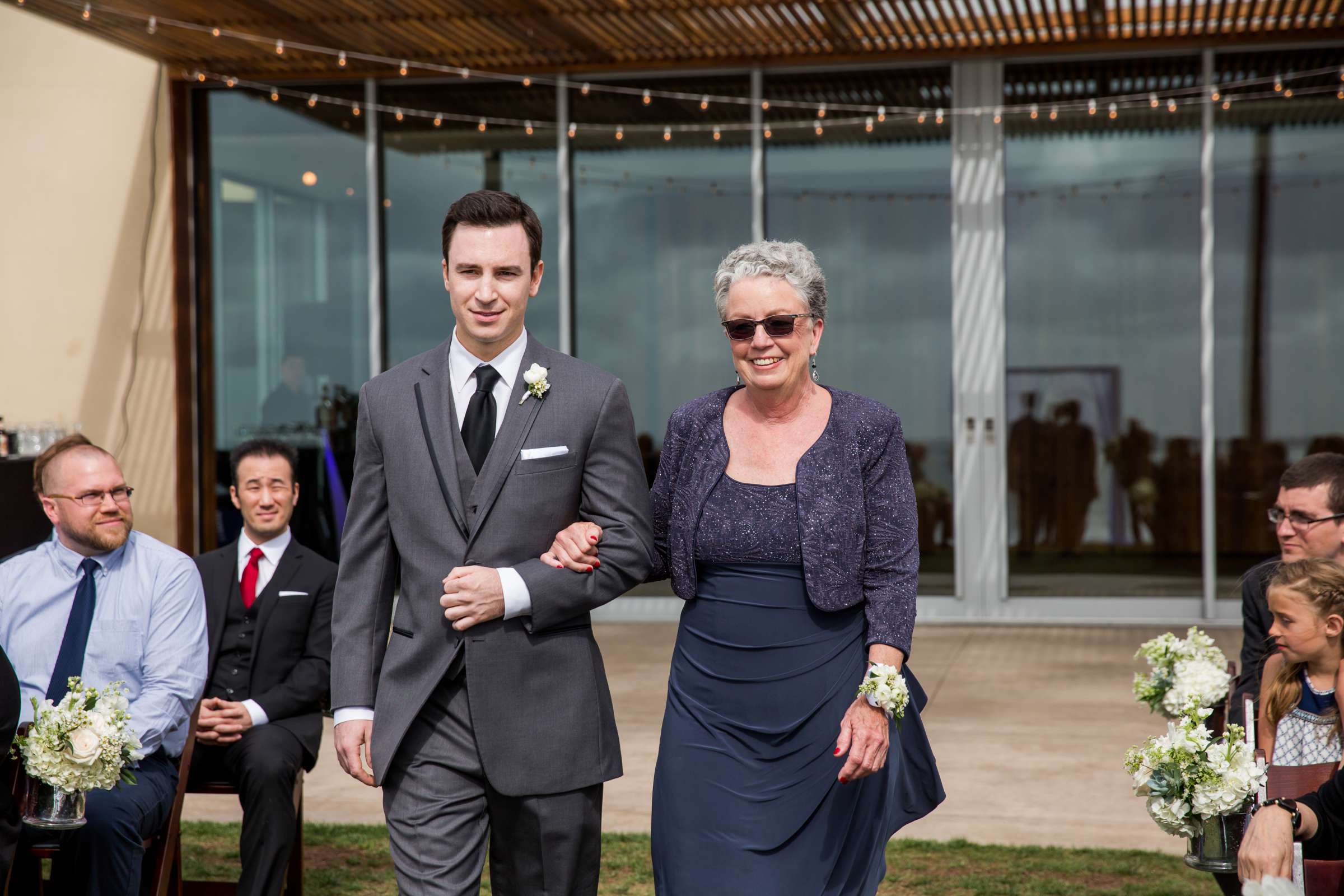 Scripps Seaside Forum Wedding coordinated by First Comes Love Weddings & Events, Katy and Adam Wedding Photo #37 by True Photography