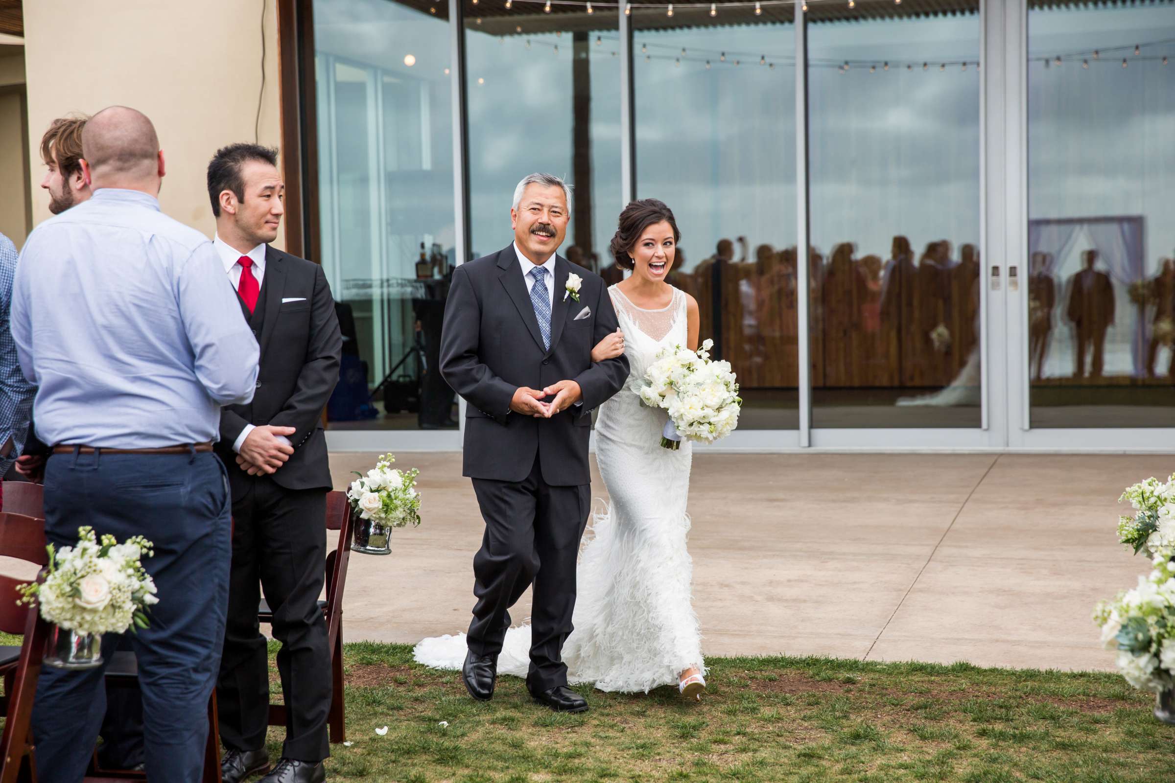 Scripps Seaside Forum Wedding coordinated by First Comes Love Weddings & Events, Katy and Adam Wedding Photo #40 by True Photography