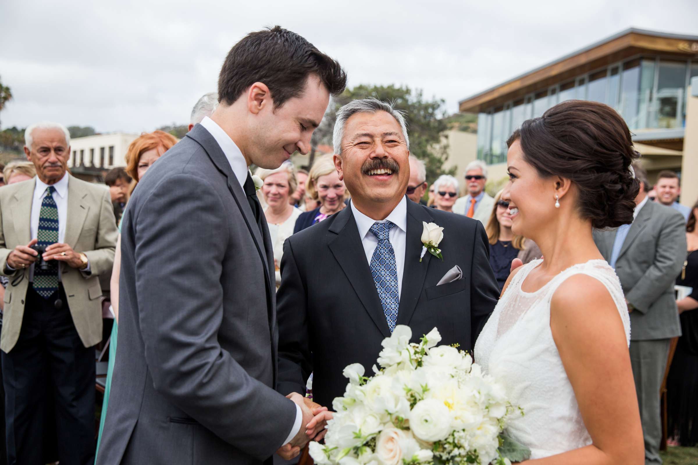 Scripps Seaside Forum Wedding coordinated by First Comes Love Weddings & Events, Katy and Adam Wedding Photo #43 by True Photography