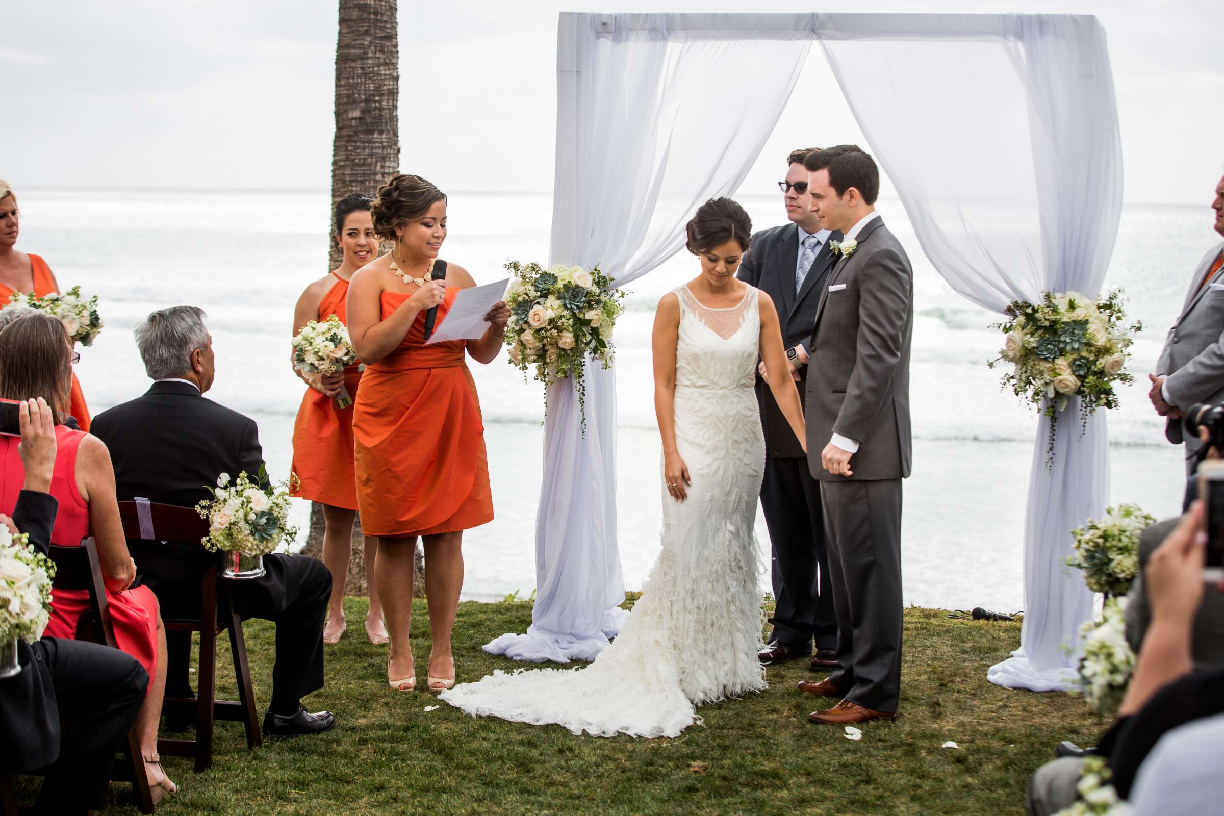 Scripps Seaside Forum Wedding coordinated by First Comes Love Weddings & Events, Katy and Adam Wedding Photo #48 by True Photography