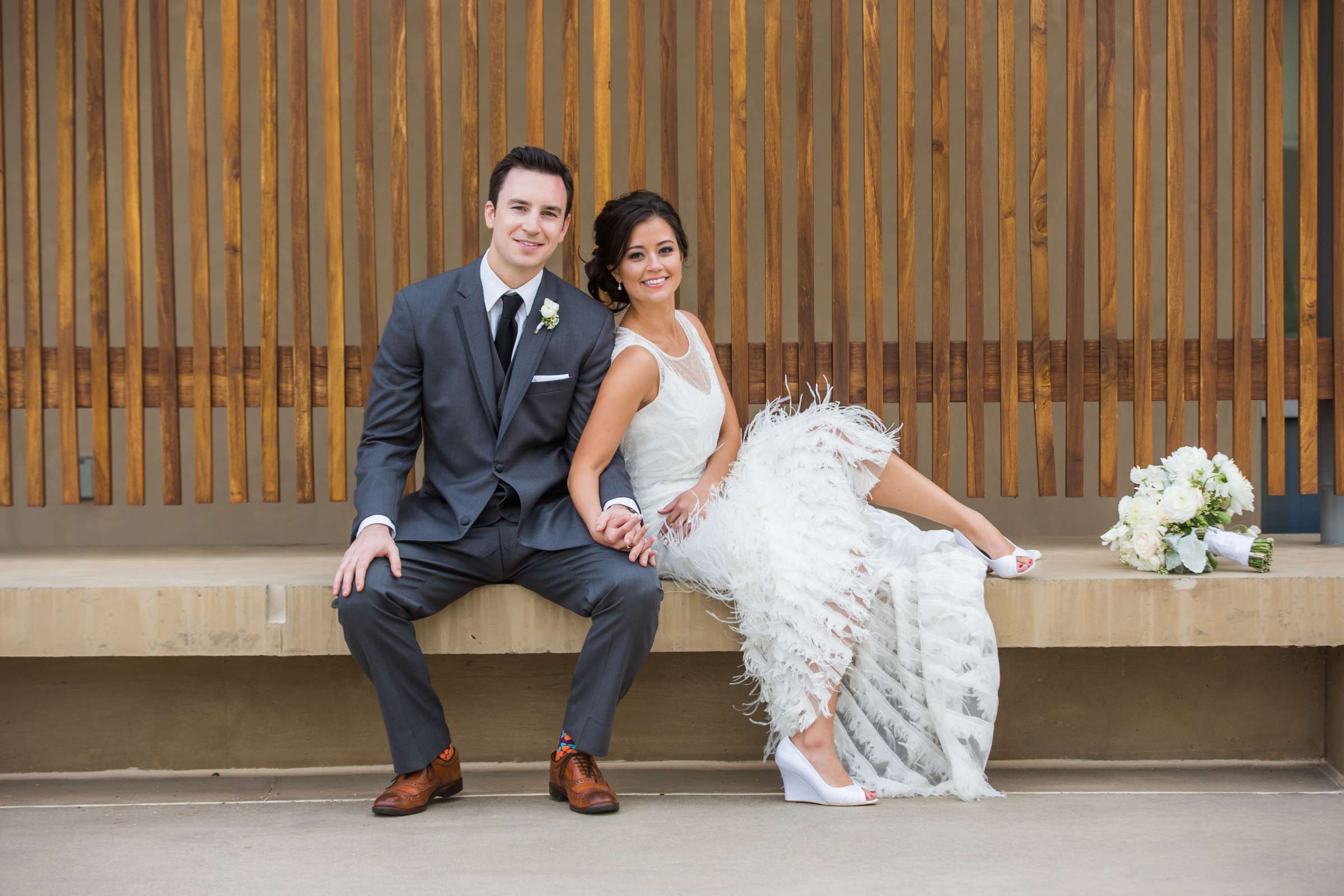 Scripps Seaside Forum Wedding coordinated by First Comes Love Weddings & Events, Katy and Adam Wedding Photo #73 by True Photography