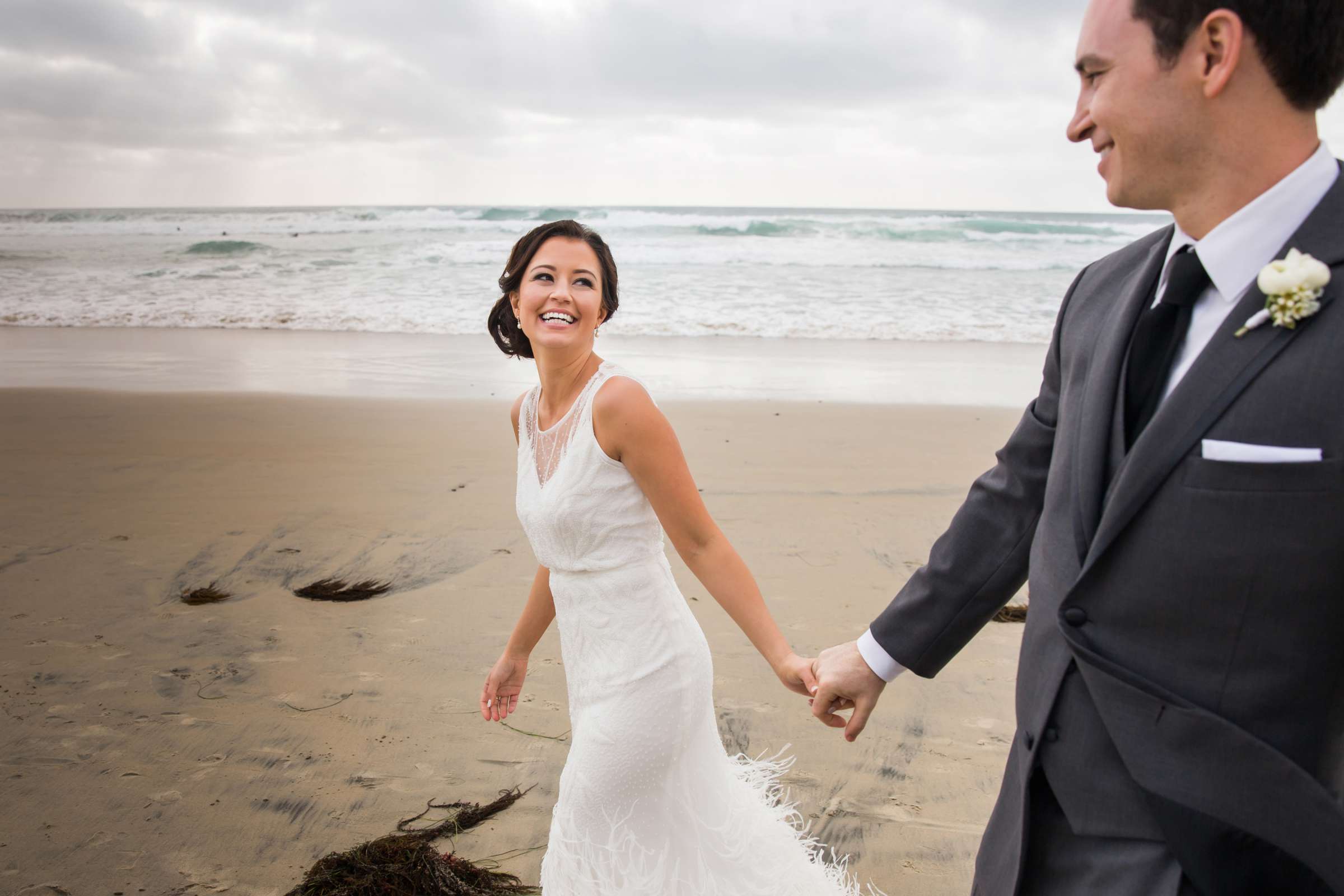 Scripps Seaside Forum Wedding coordinated by First Comes Love Weddings & Events, Katy and Adam Wedding Photo #9 by True Photography