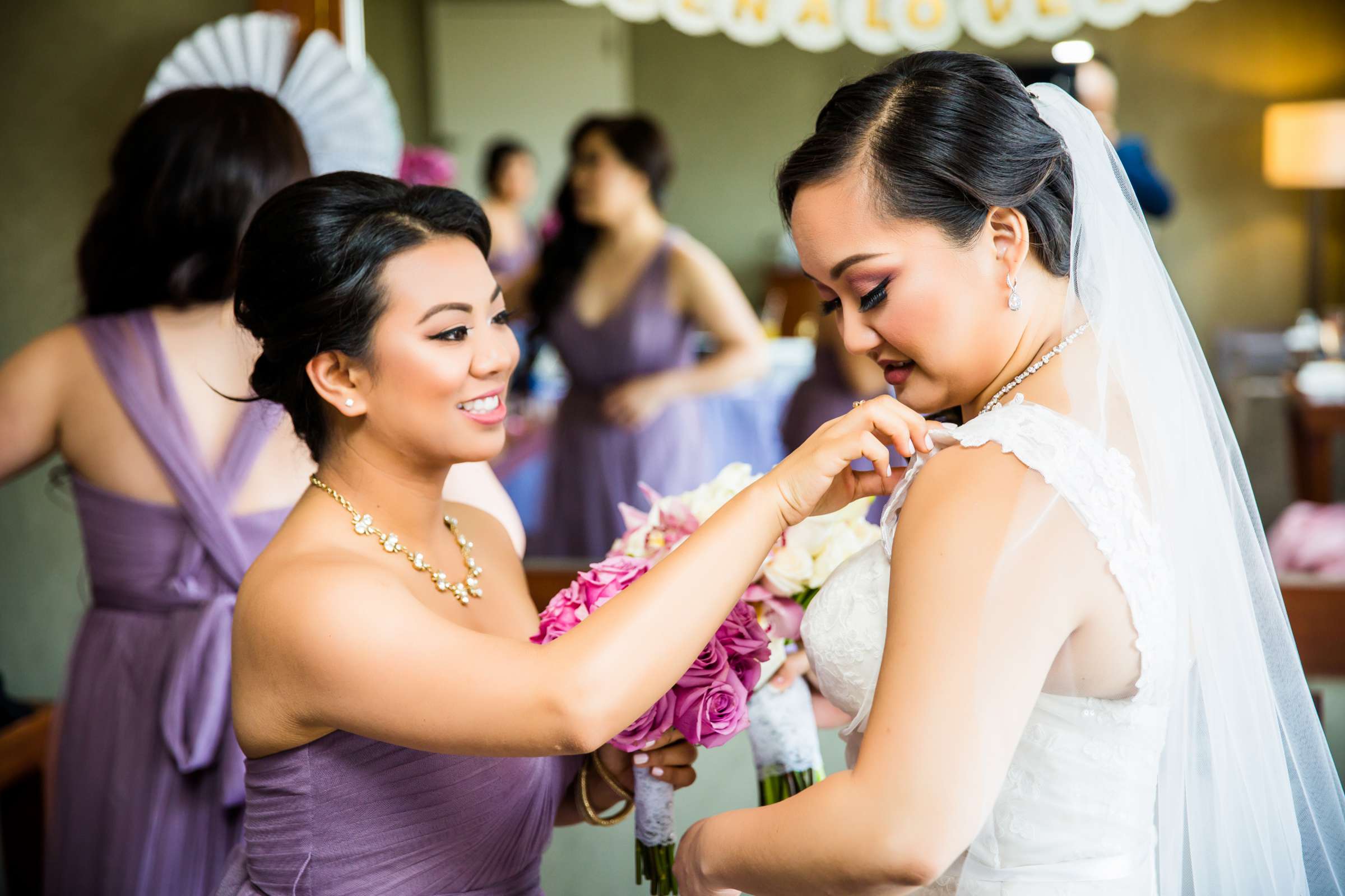 The Westin San Francisco Airport Wedding coordinated by Dreams on a Dime Events & Weddings, Katrina and Christopher Wedding Photo #48 by True Photography