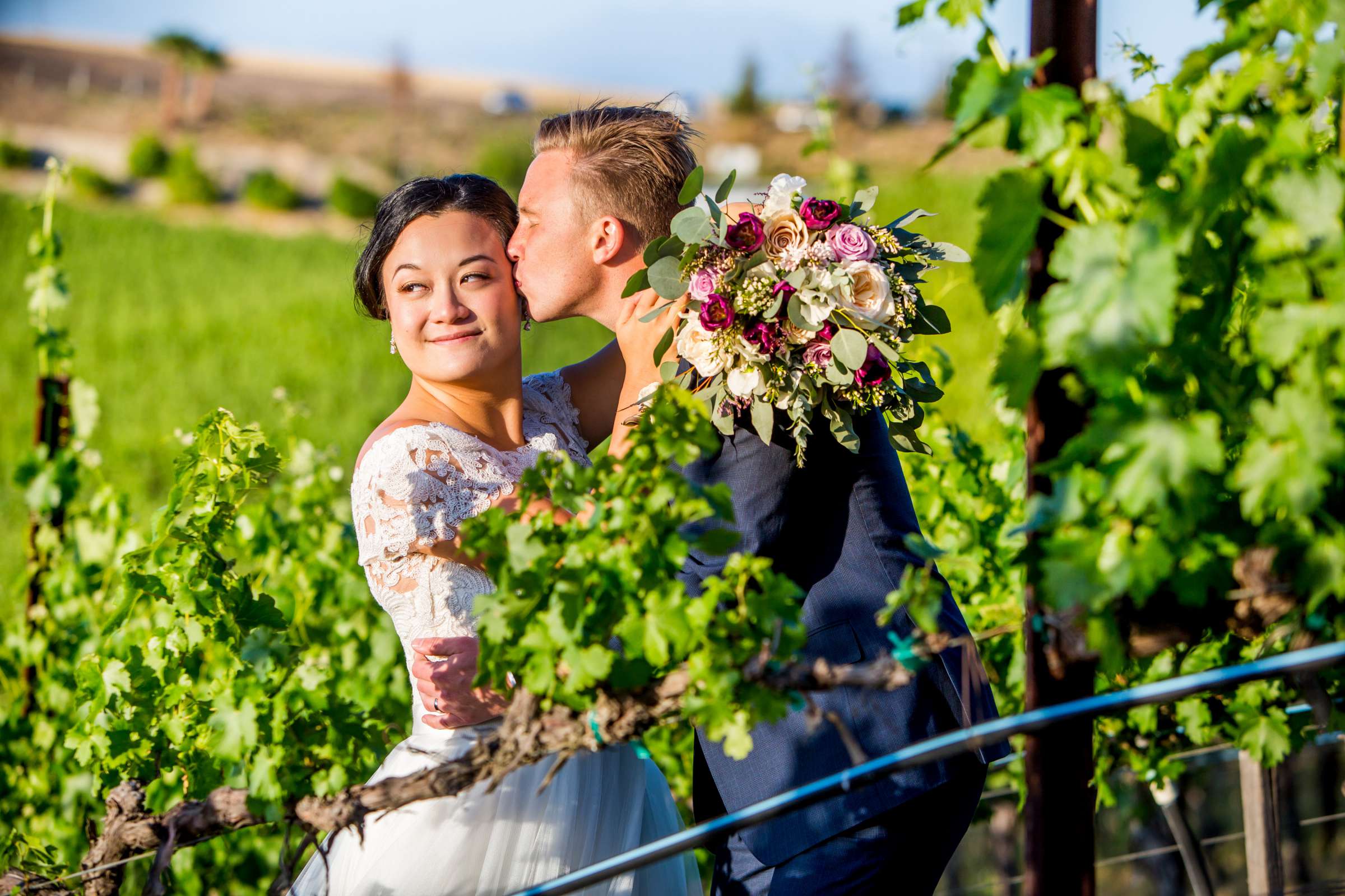 Callaway Vineyards & Winery Wedding coordinated by Hannah Smith Events, Victoria and Aaron Wedding Photo #9 by True Photography