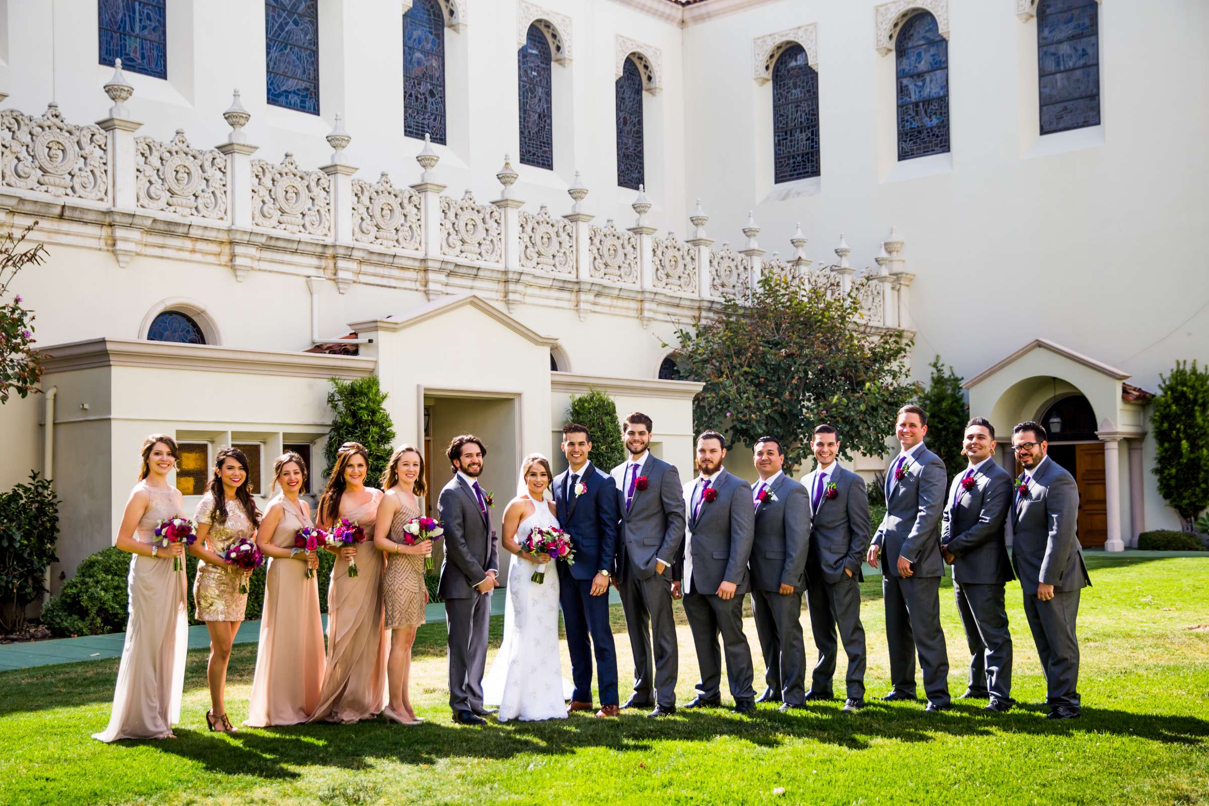 San Diego Central Library Wedding coordinated by Creative Affairs Inc, Alexandria and Daniel Wedding Photo #80 by True Photography