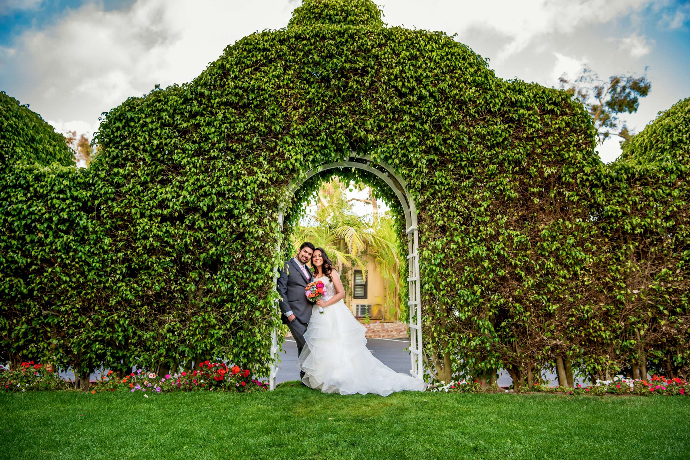 Green colors at Bahia Hotel Wedding coordinated by A Hundred Hearts, Tiffany and Adam Wedding Photo #2 by True Photography